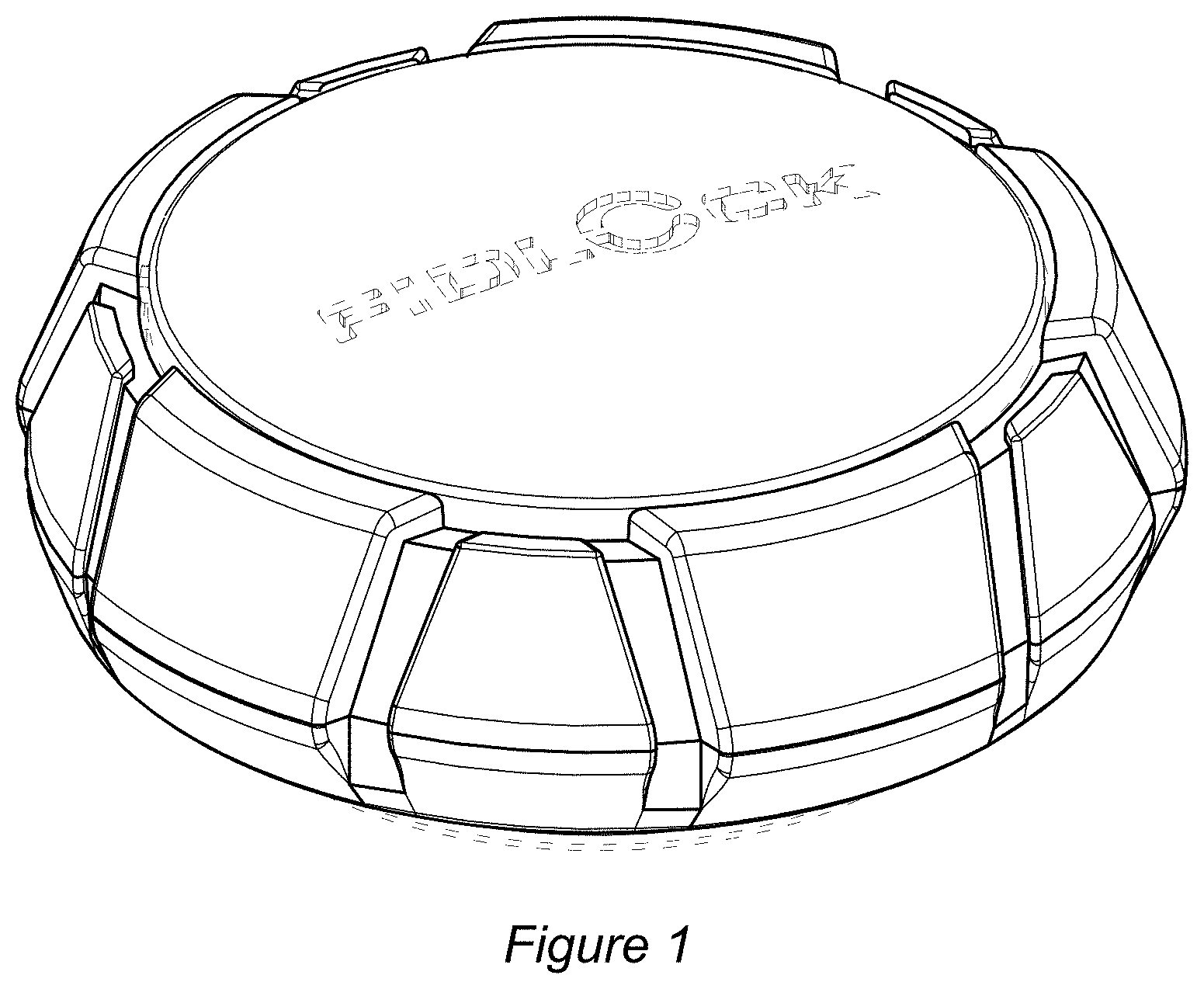 Patent USD1000934 Figure 1 – Winch