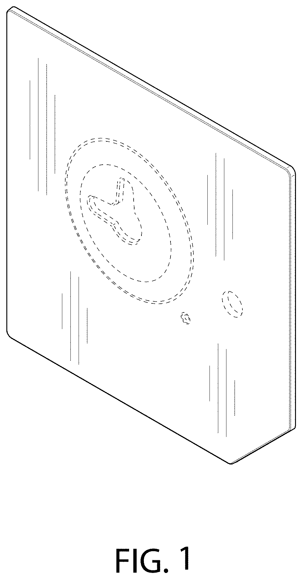 Patent USD1000935 Figure 1 – Hanging bracket