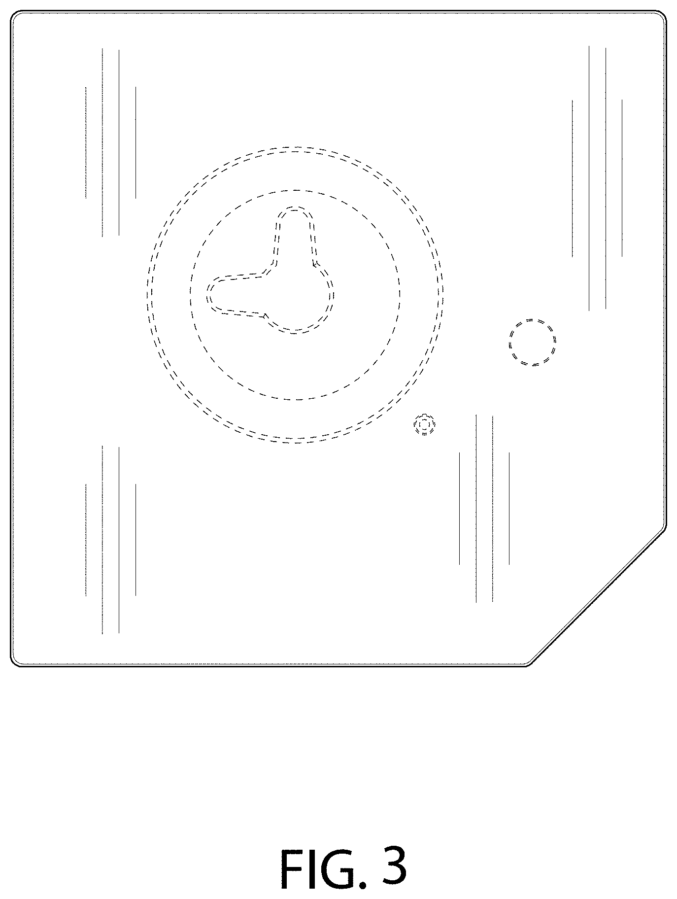 Patent USD1000935 Figure 3 – Hanging bracket