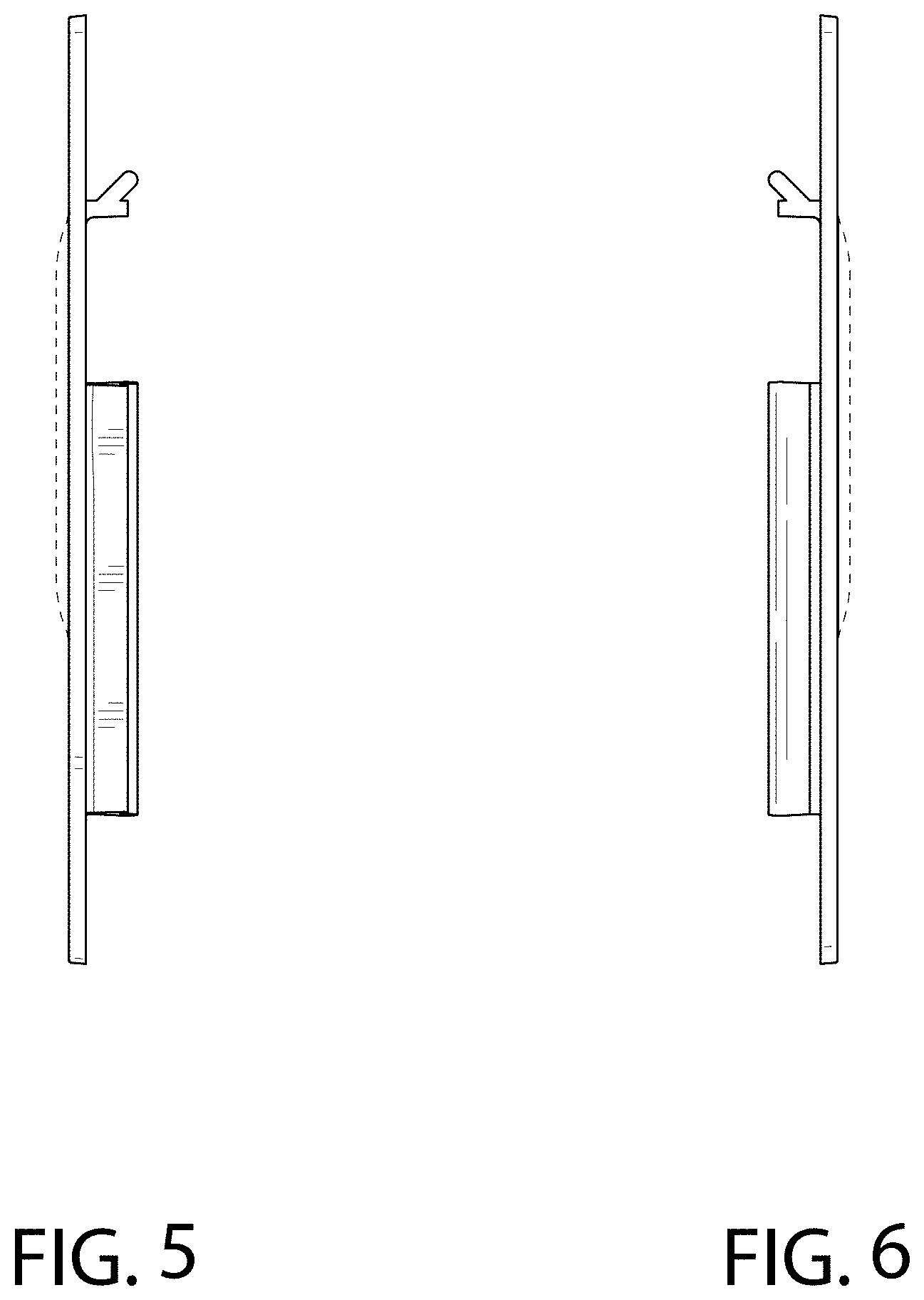 Patent USD1000935 Figure 5 – Hanging bracket