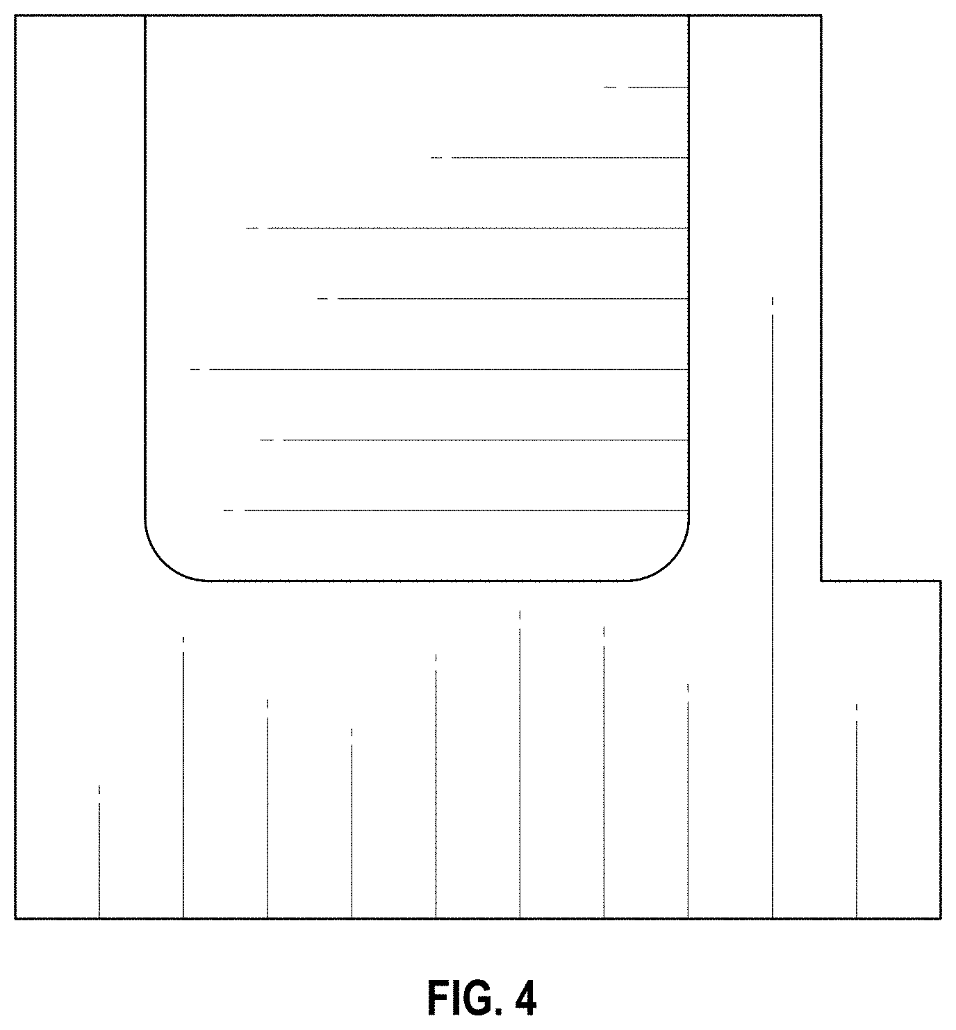 Patent USD1000940 Figure 4 – Barn door mounting bracket
