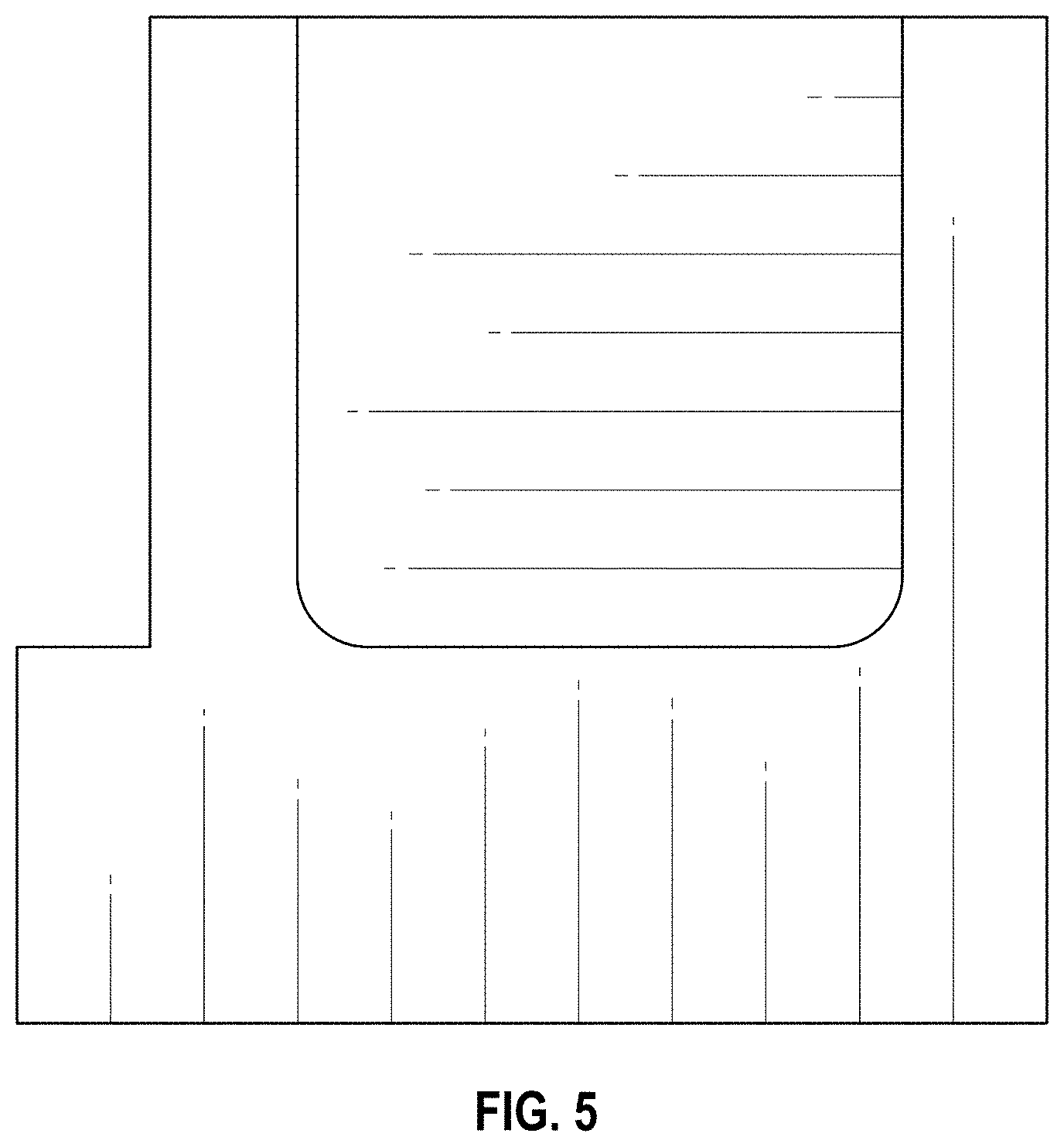 Patent USD1000940 Figure 5 – Barn door mounting bracket