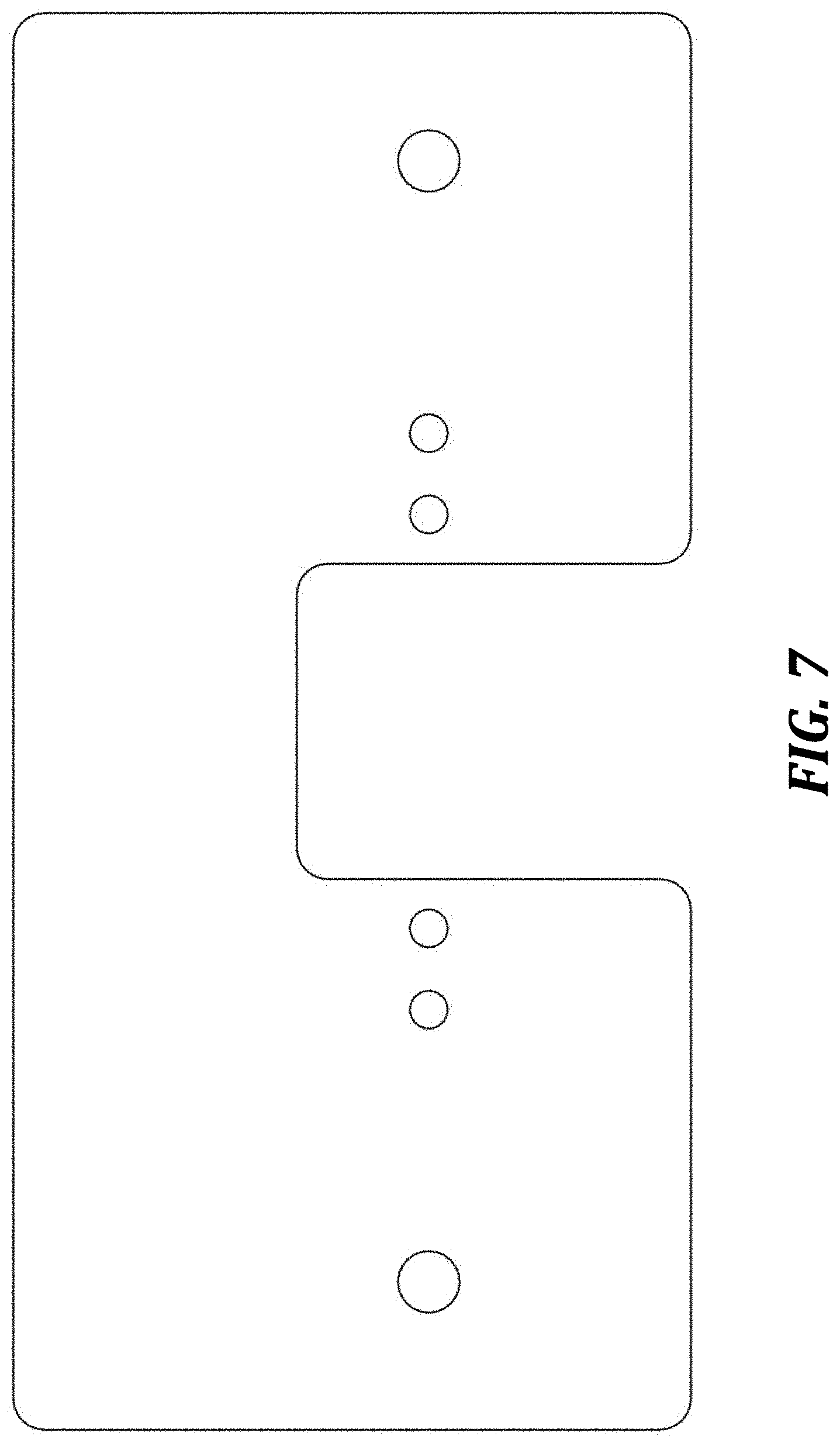 Patent USD1000941 Figure 7 – Water faucet mounting plate