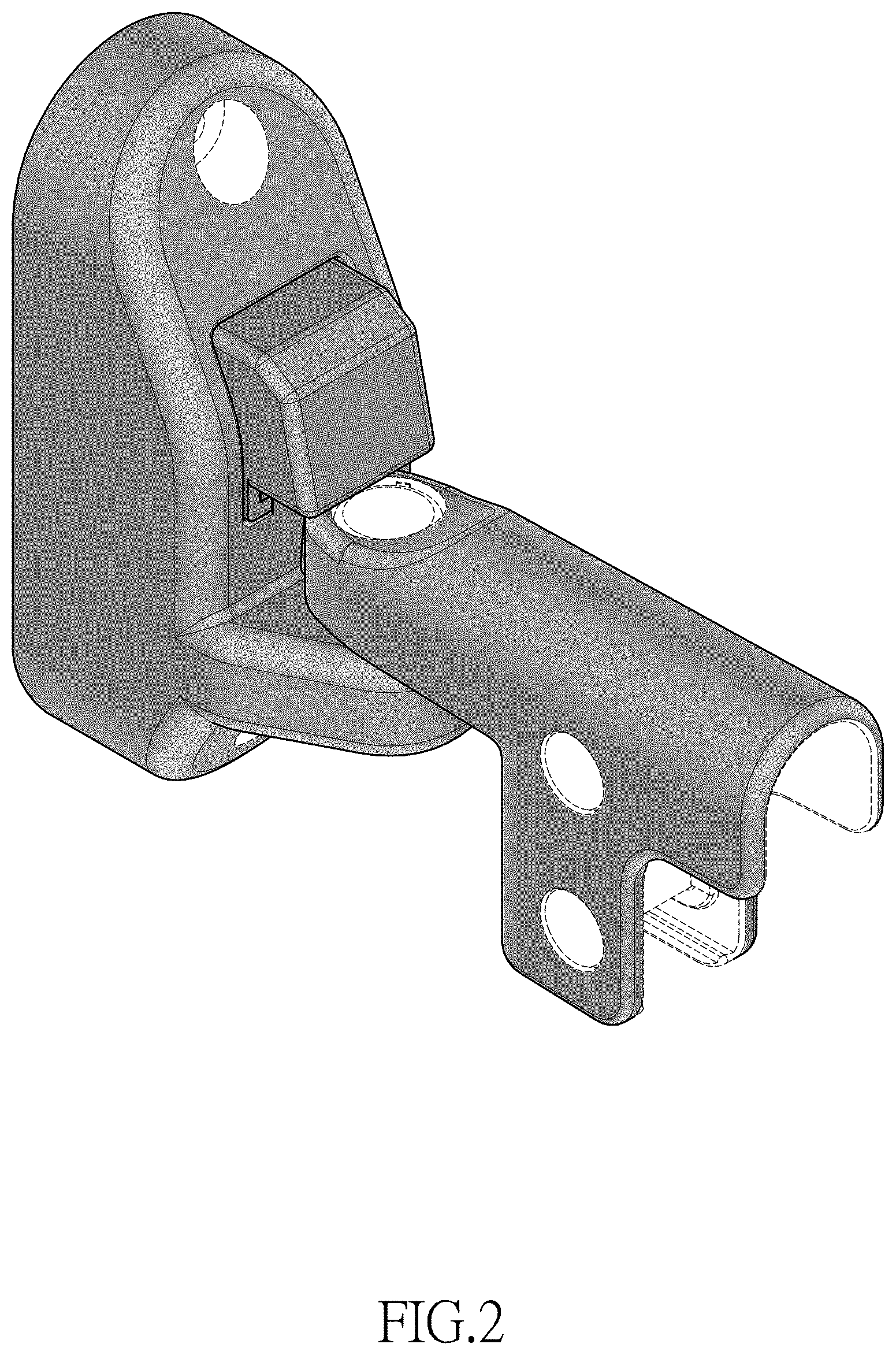 Patent USD1000944 Figure 2 – Safety gate wall mounting set
