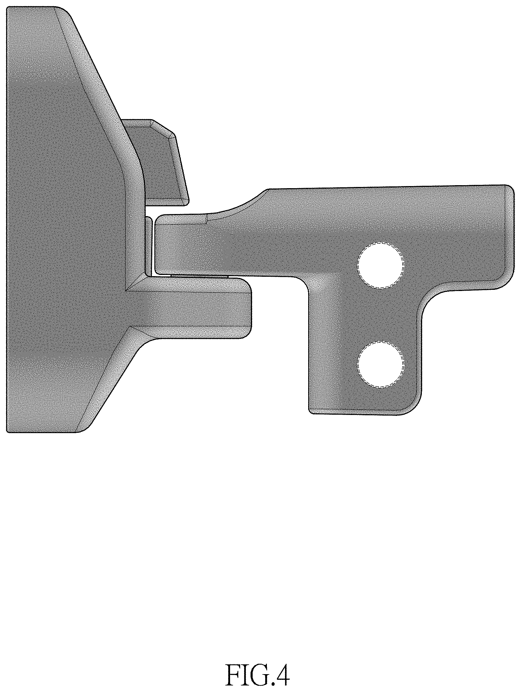 Patent USD1000944 Figure 4 – Safety gate wall mounting set