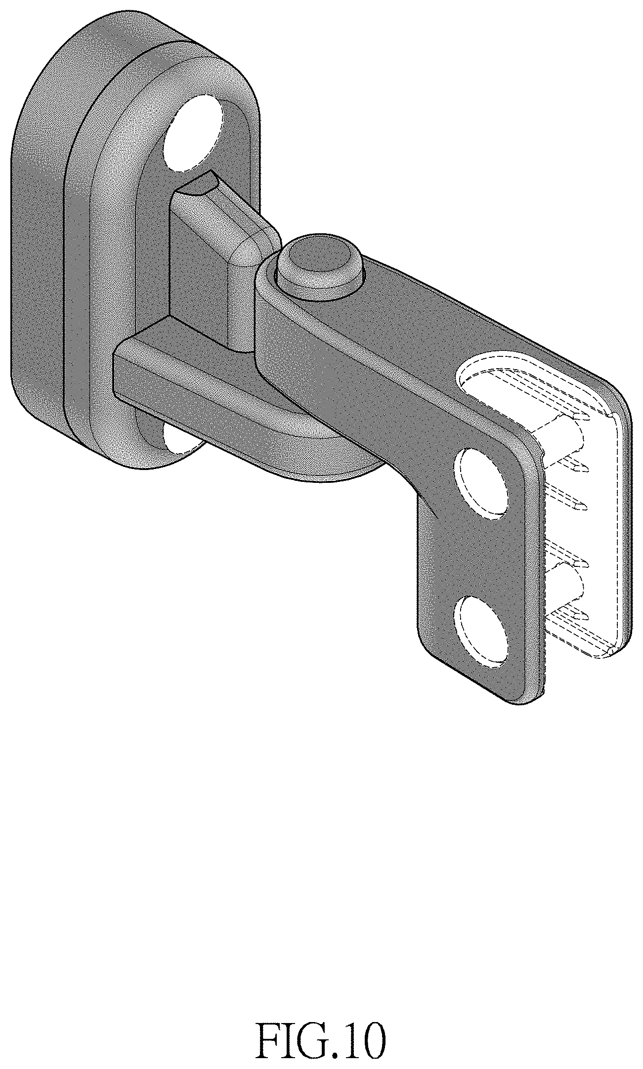 Patent USD1000944 Figure 10 – Safety gate wall mounting set