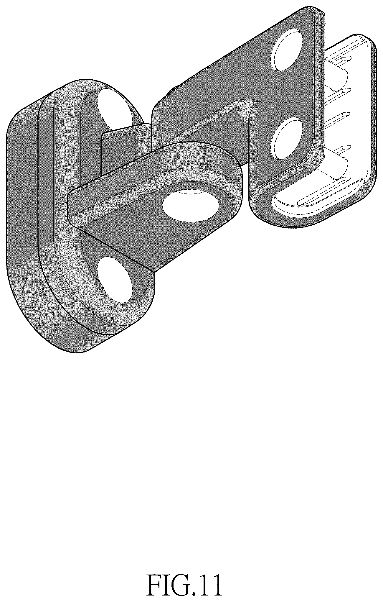 Patent USD1000944 Figure 11 – Safety gate wall mounting set