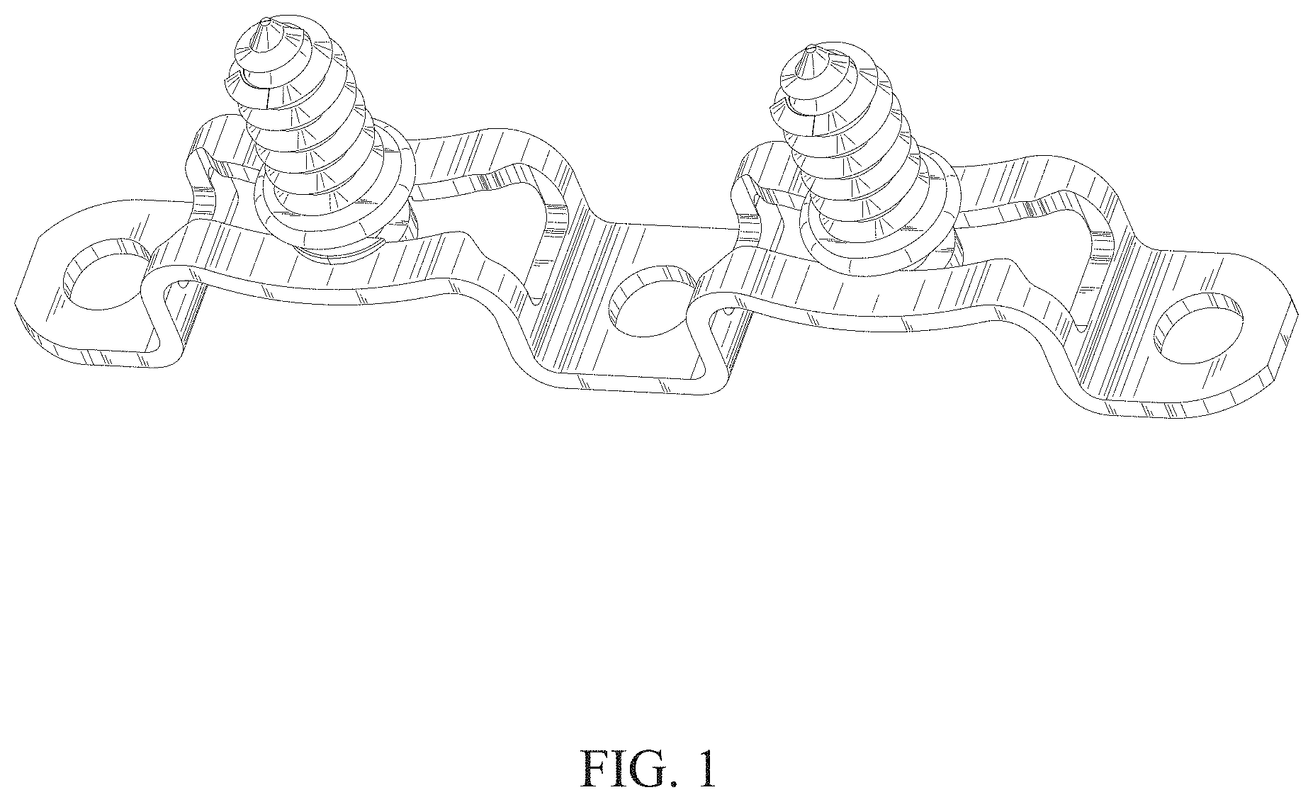 Patent USD1000945 Figure 1 – Connector