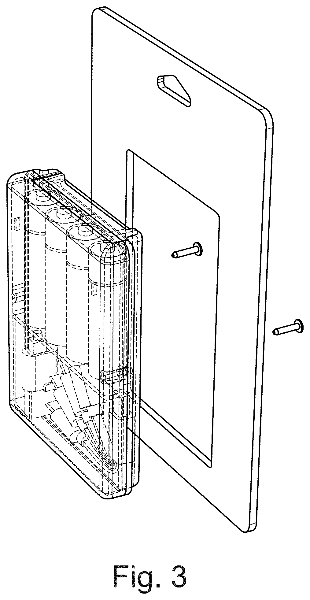 Patent USD1000950 Figure 3 – Battery package