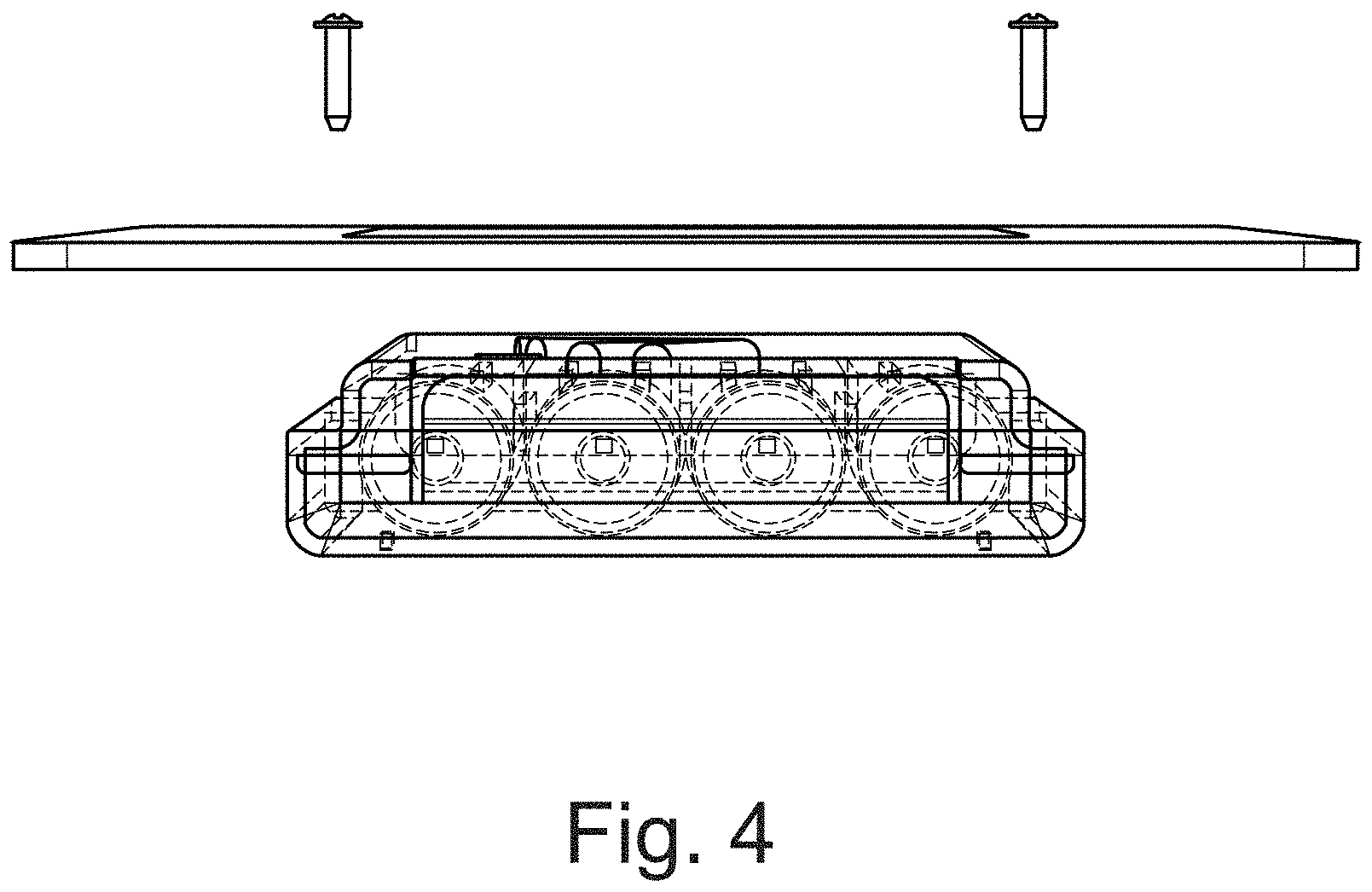 Patent USD1000950 Figure 4 – Battery package