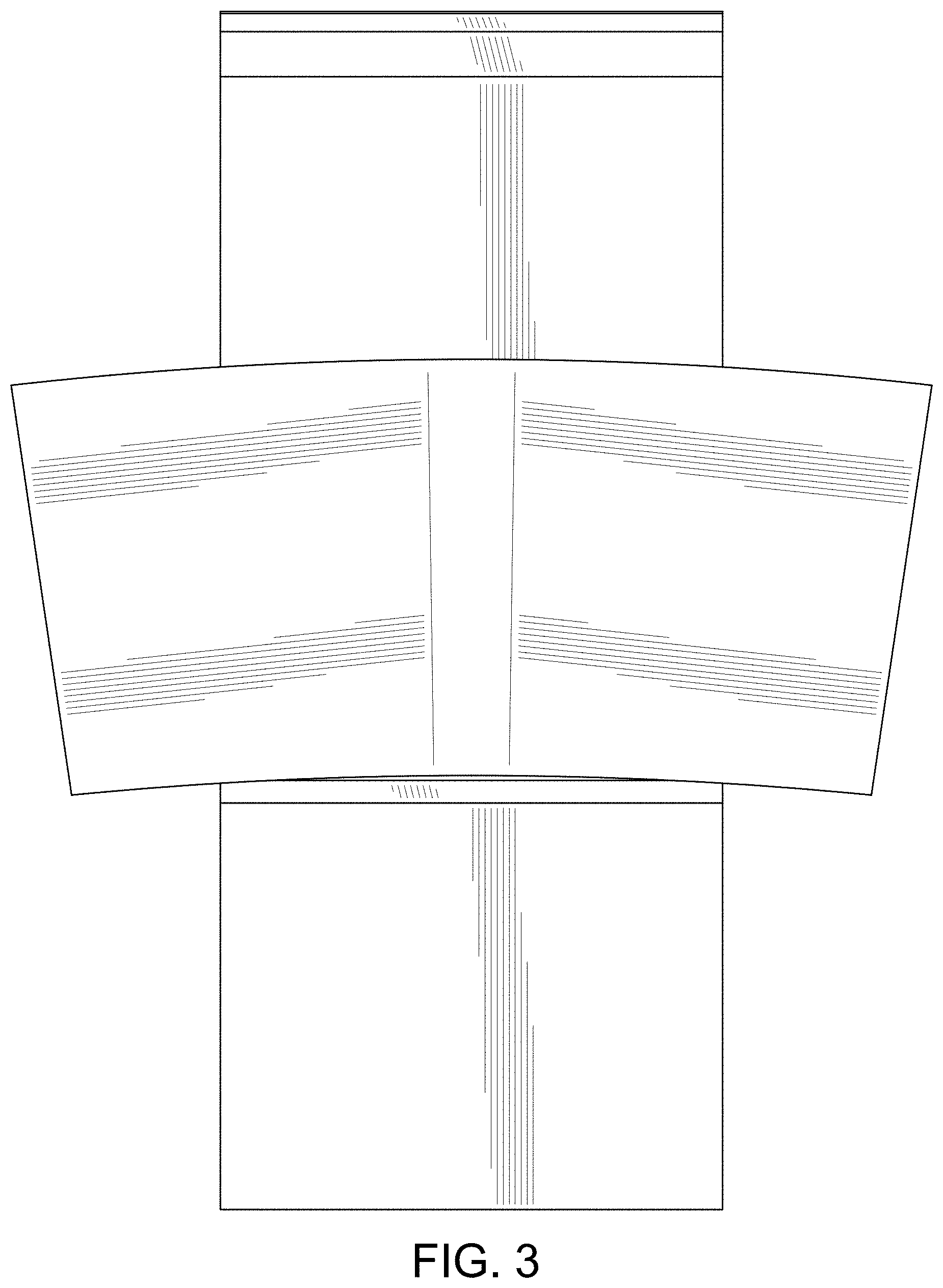 Patent USD1000952 Figure 3 – Foldable cup holder
