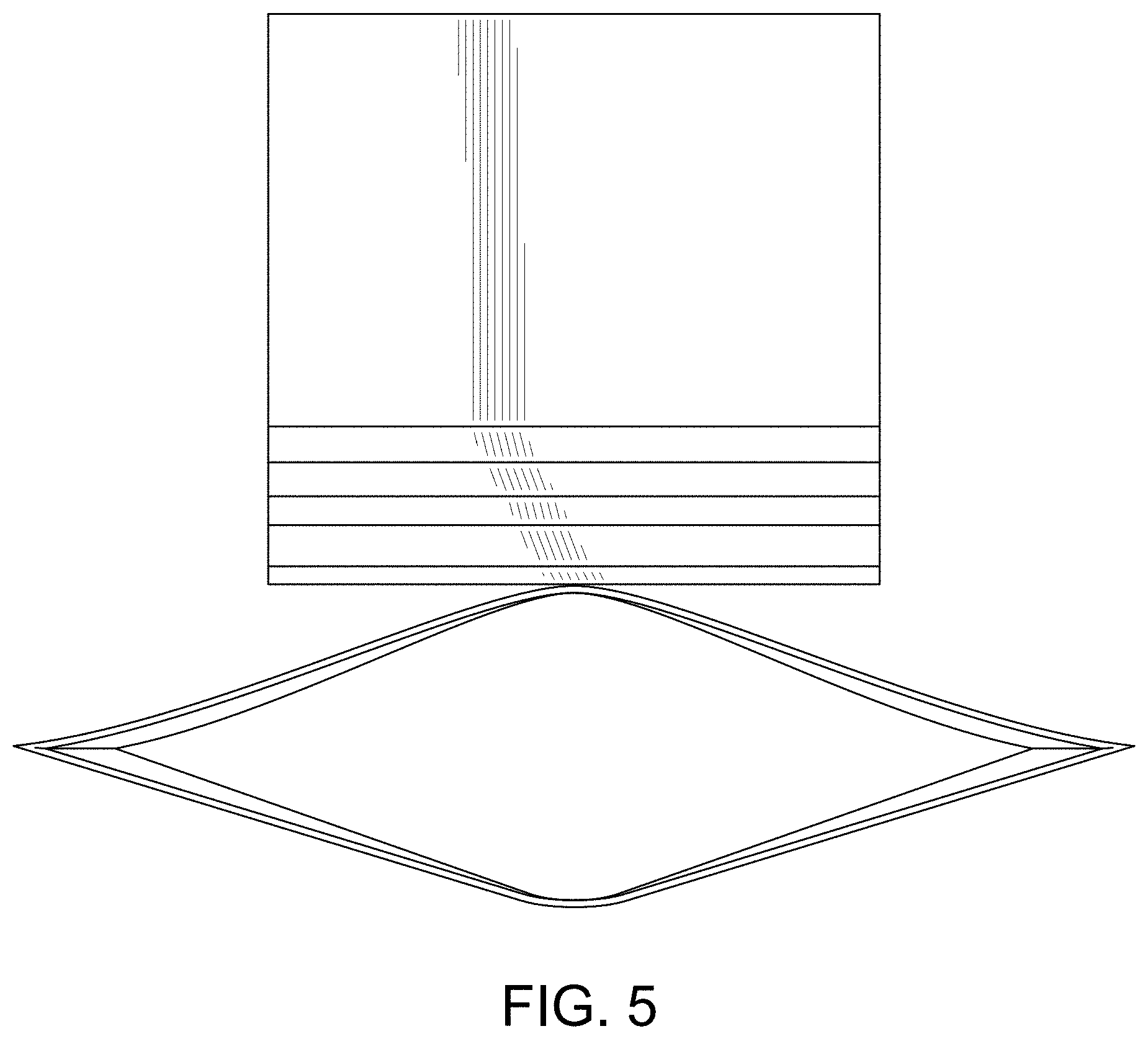 Patent USD1000952 Figure 5 – Foldable cup holder