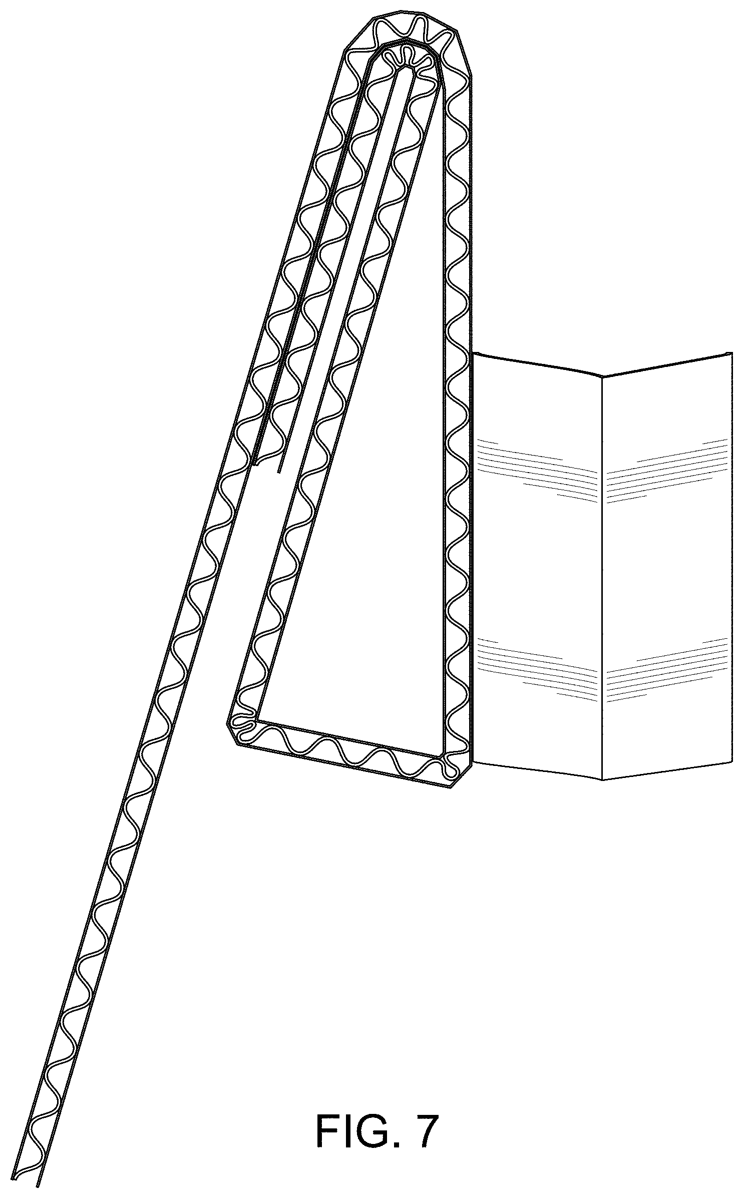 Patent USD1000952 Figure 7 – Foldable cup holder
