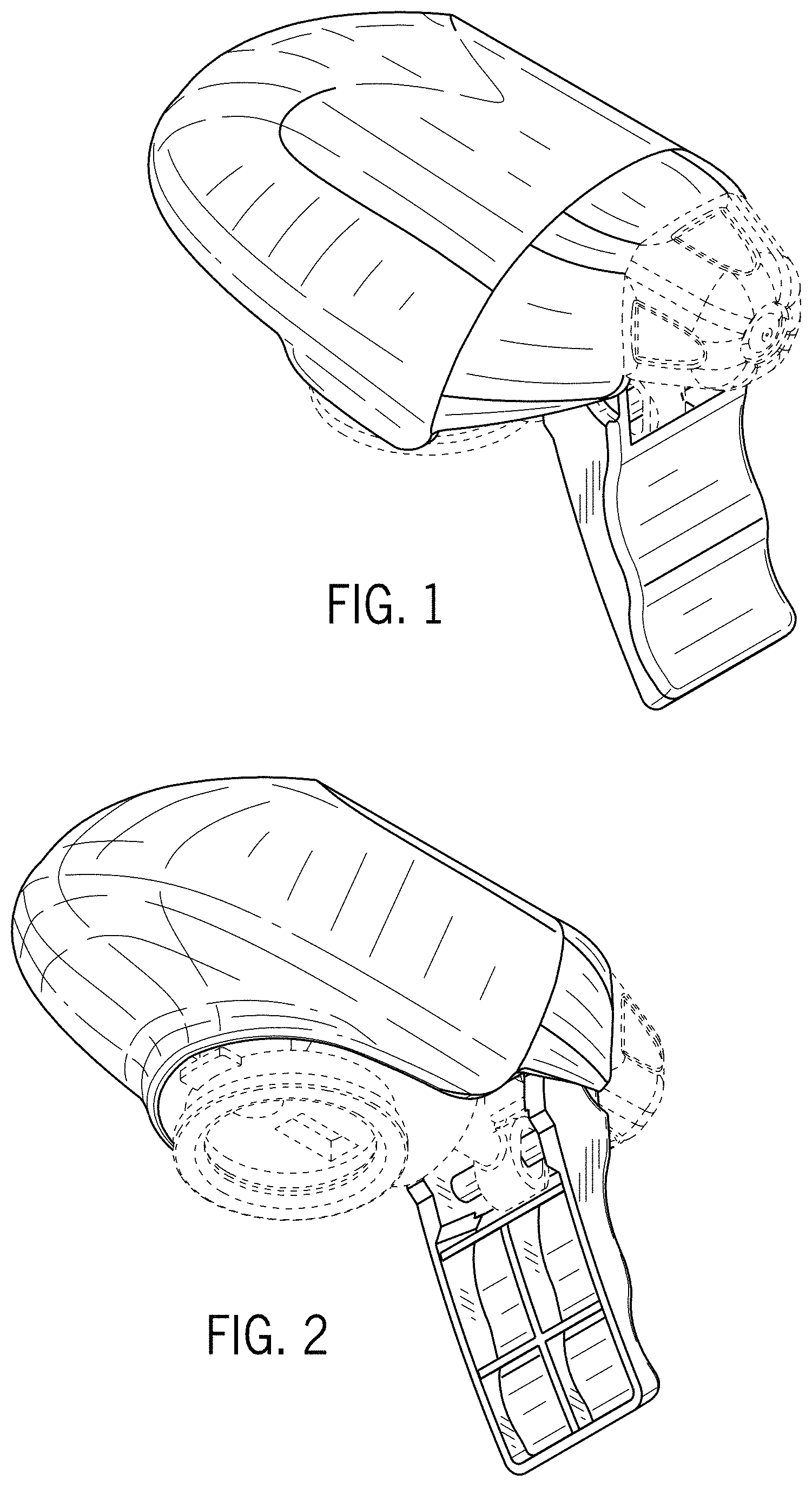 Patent USD1000953 Figure 1 – Combined trigger sprayer and shroud