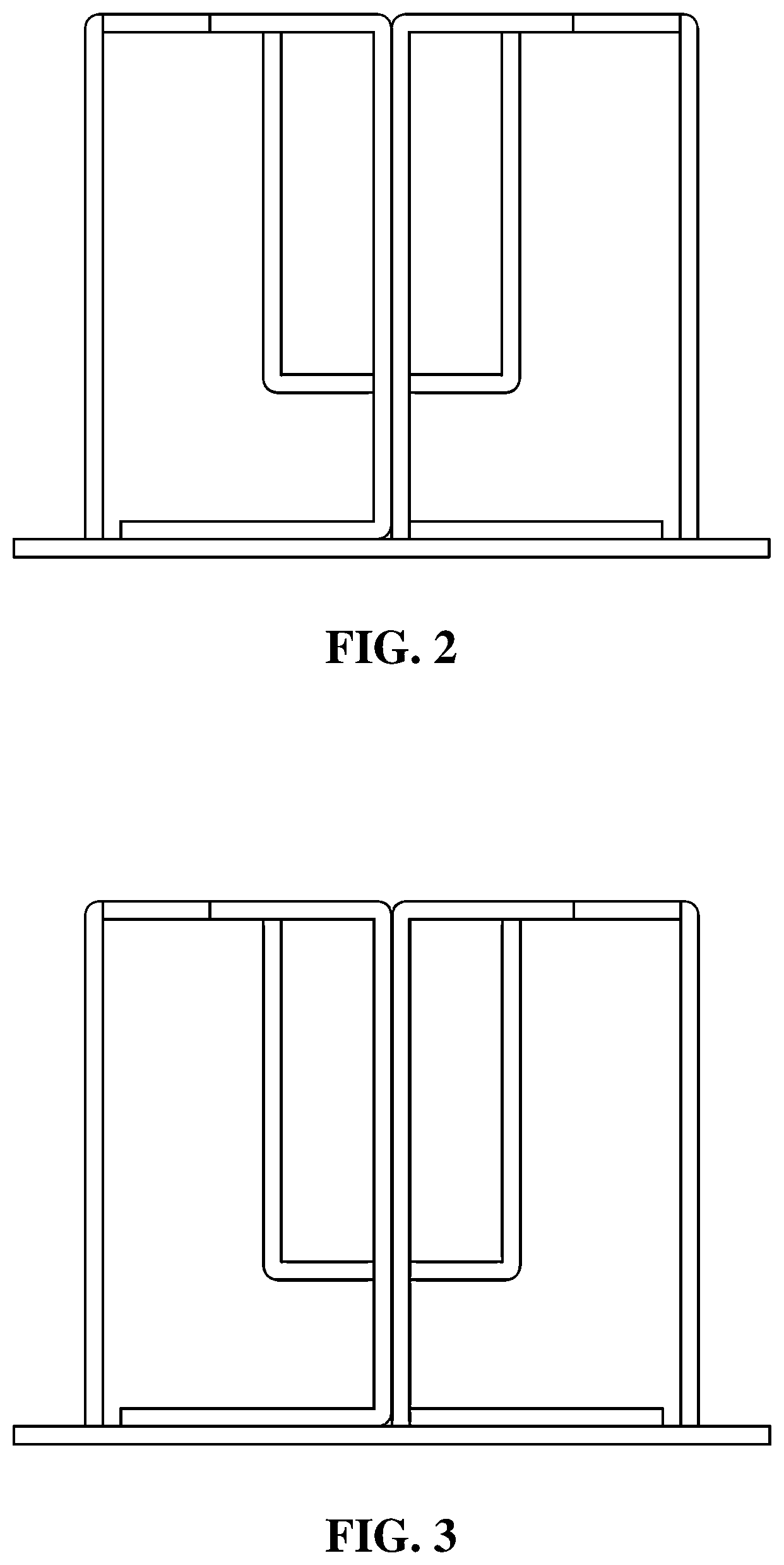 Patent USD1000957 Figure 2 – Packaging box insert