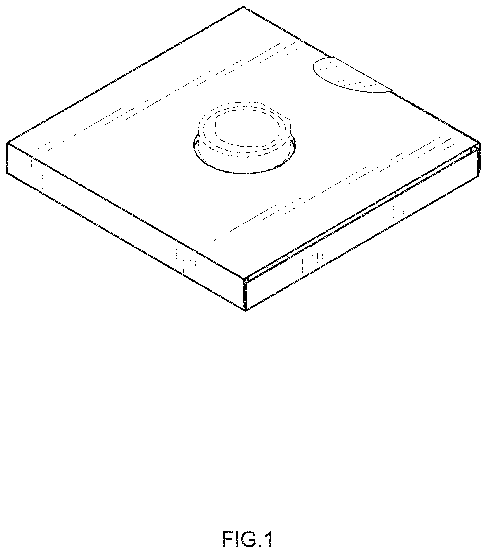 Patent USD1000958 Figure 1 – Ring packaging insert