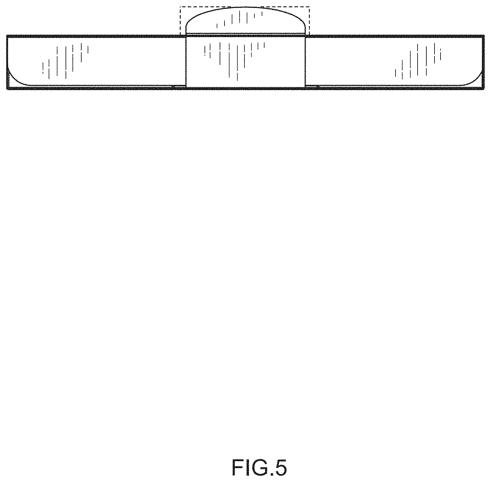 Patent USD1000958 Figure 5 – Ring packaging insert