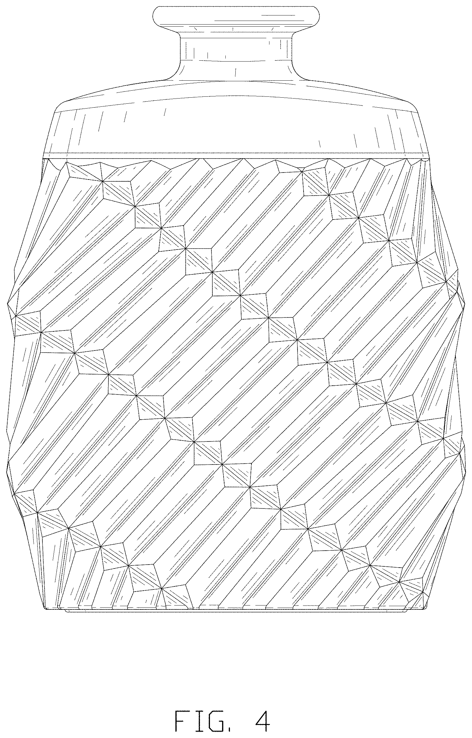 Patent USD1000960 Figure 4 – Bottle