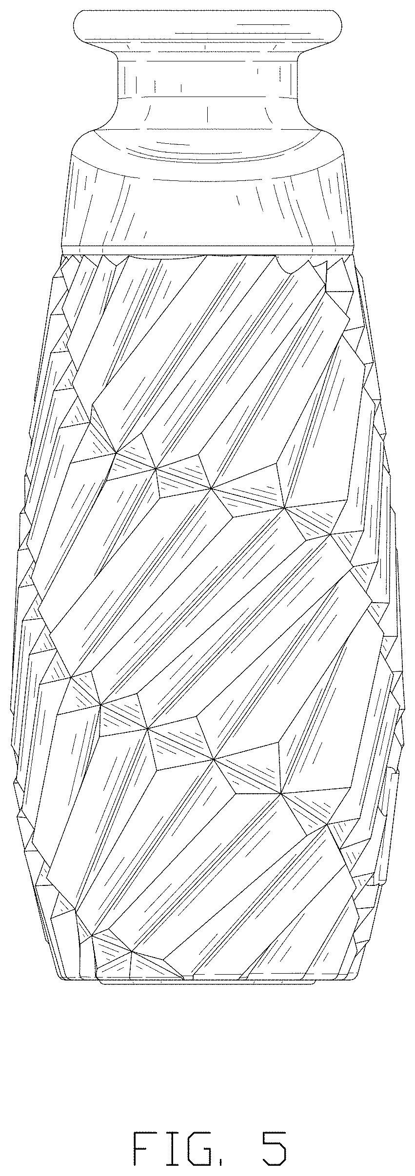 Patent USD1000960 Figure 5 – Bottle