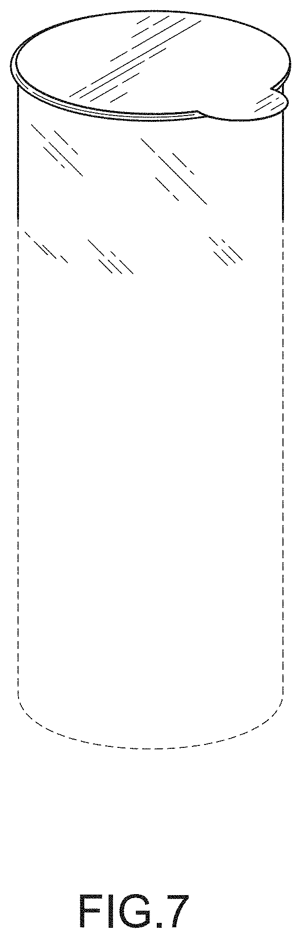 Patent USD1000962 Figure 6 – Combined metal food container and lid