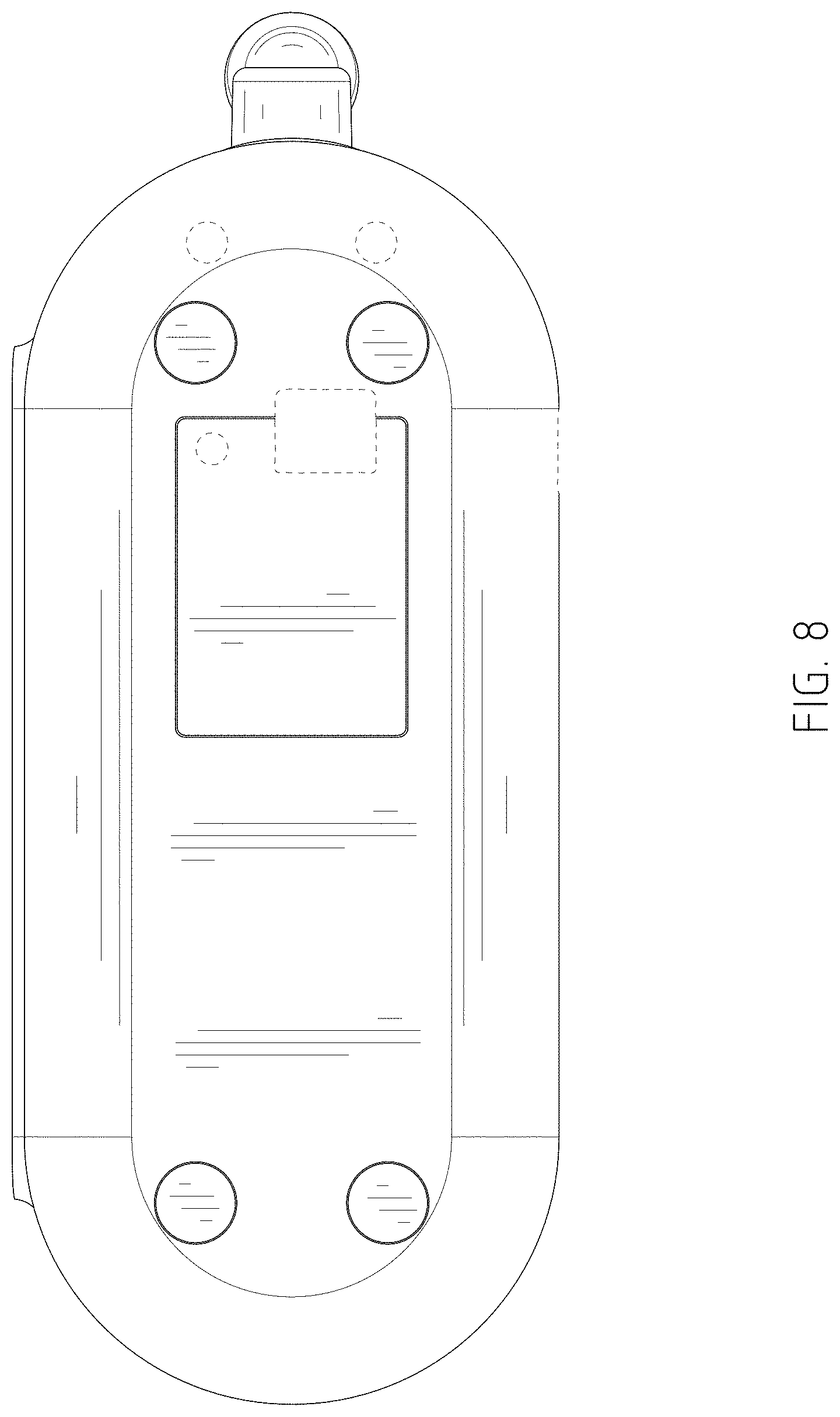 Patent USD1000963 Figure 8 – Clock