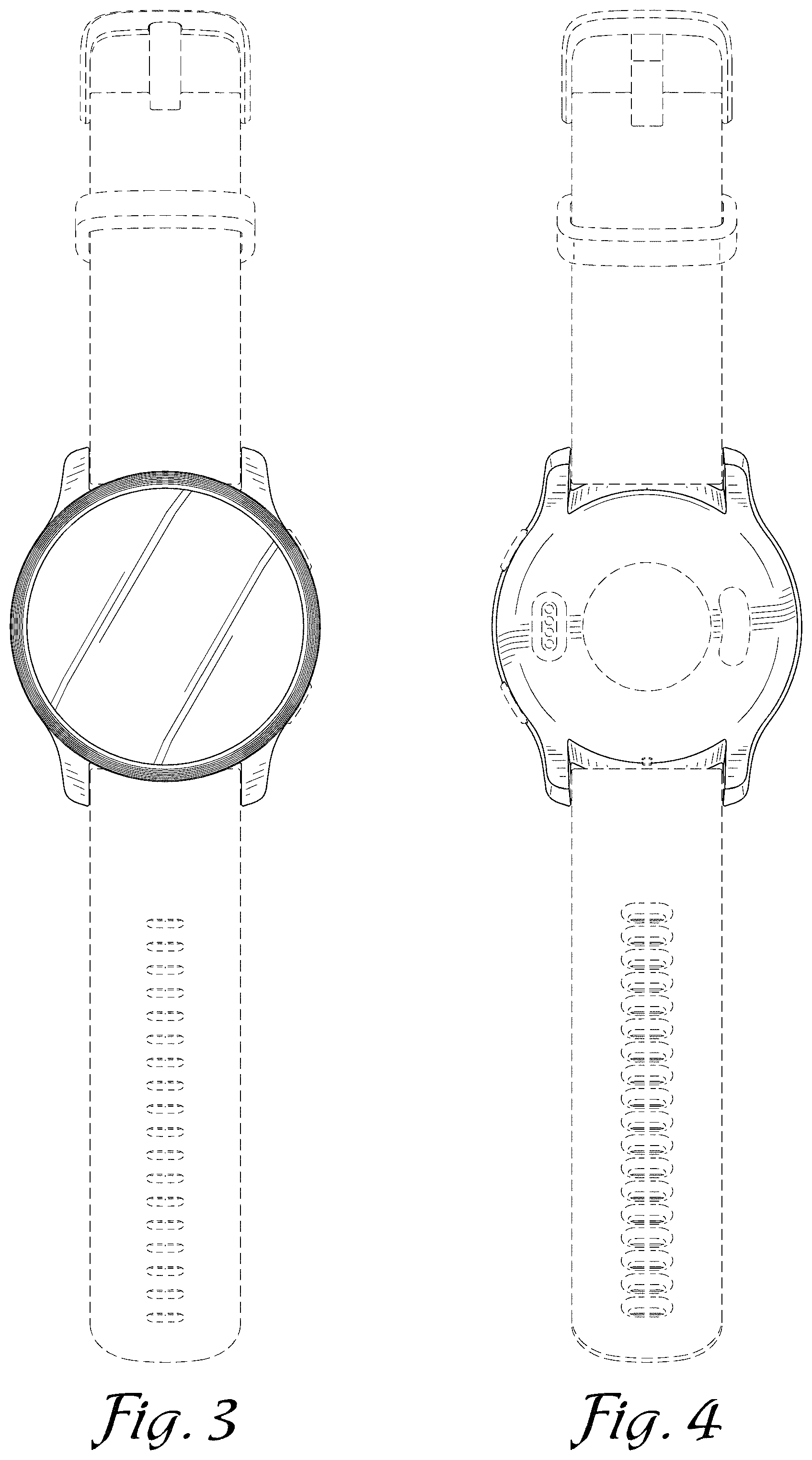 Patent USD1000966 Figure 2 – Watch with display