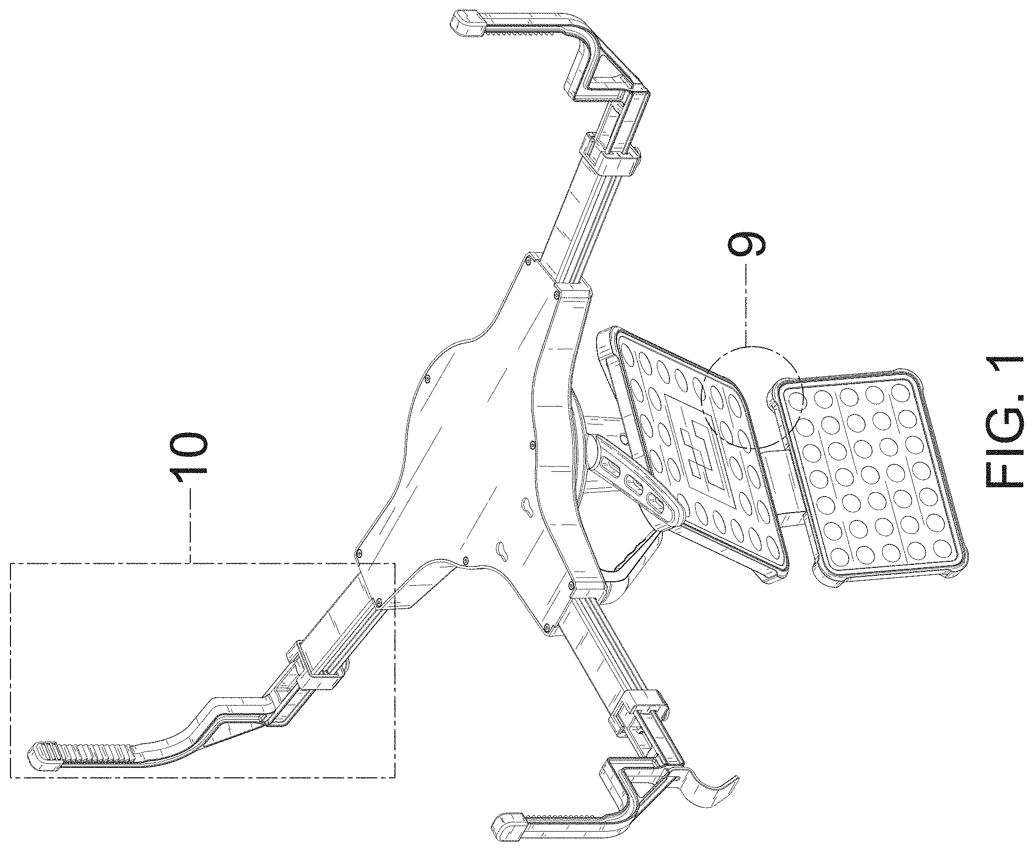Patent USD1000972 Figure 1 – Calibration device
