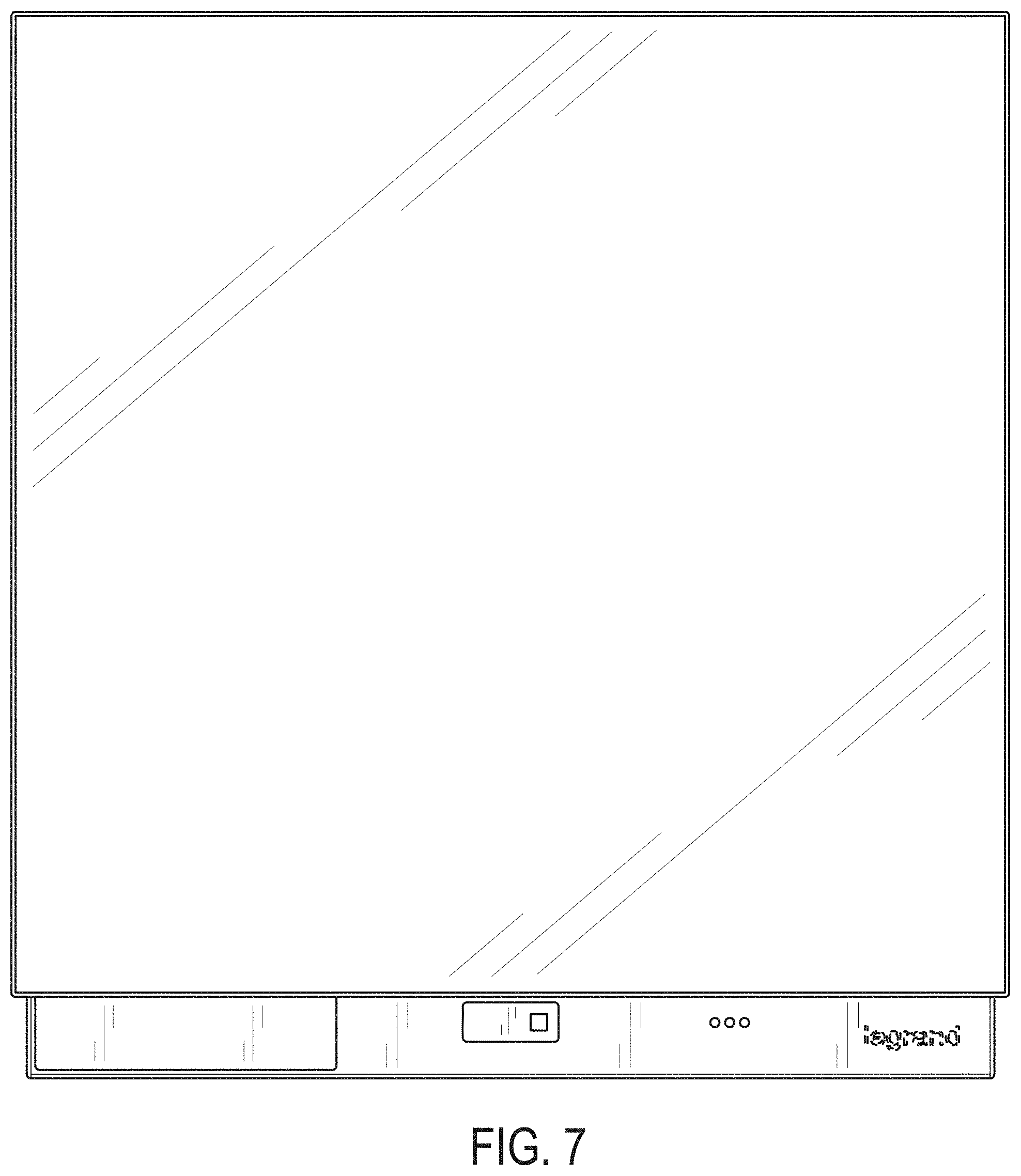 Patent USD1000973 Figure 7 – Smart thermostat device