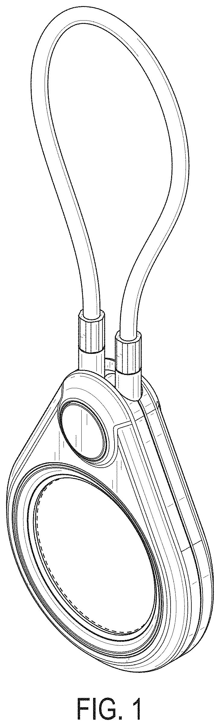 Patent USD1000979 Figure 1 – Protective case for electronic tracking device
