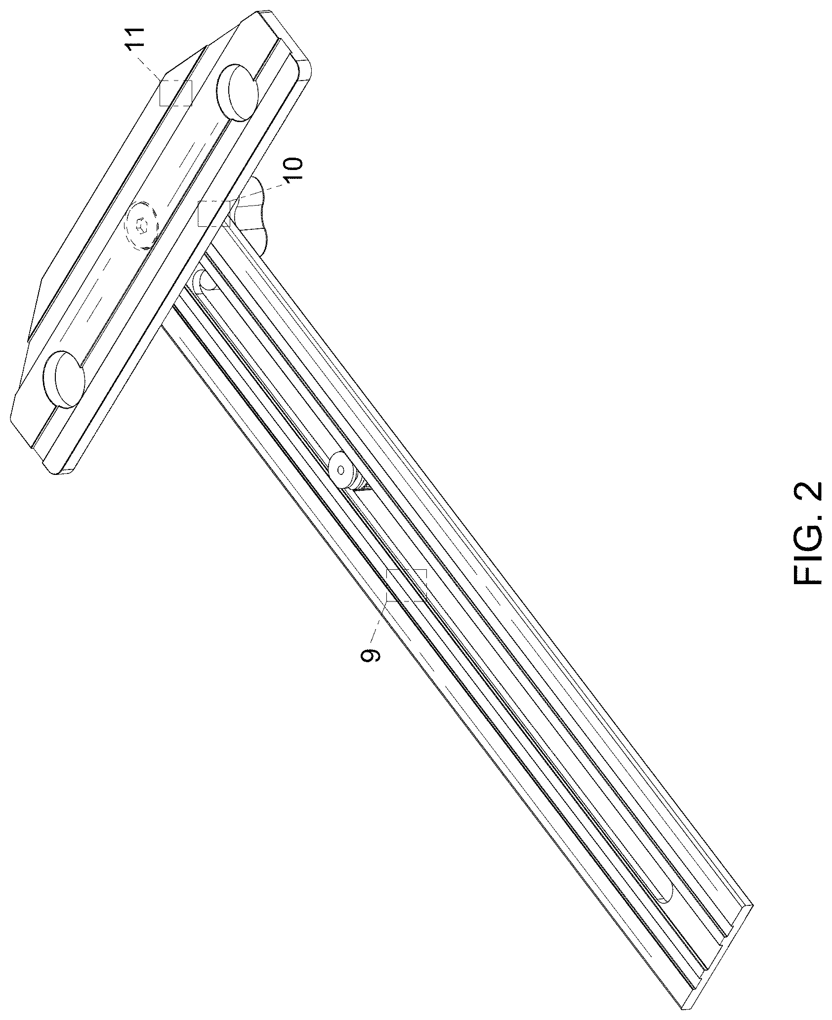 Patent USD1000981 Figure 2 – Ruler