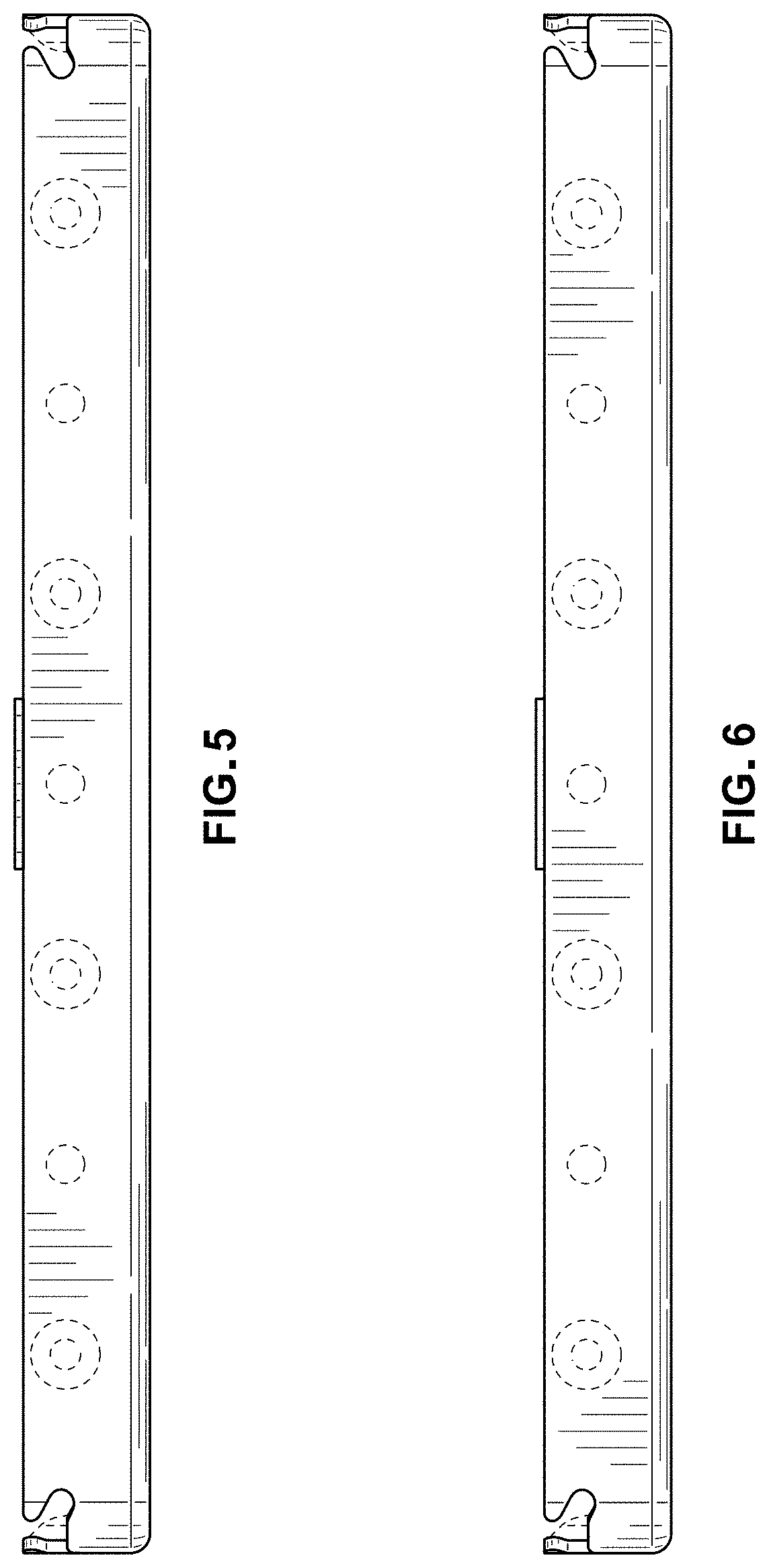 Patent USD1000986 Figure 5 – Frame for shielding assembly