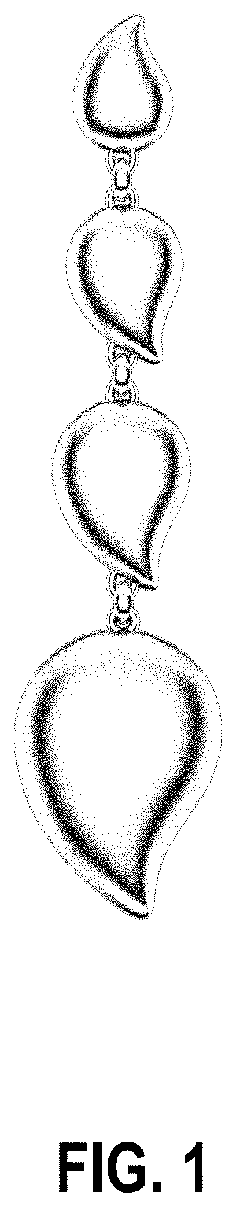 Patent USD1000996 Figure 1 – Earring