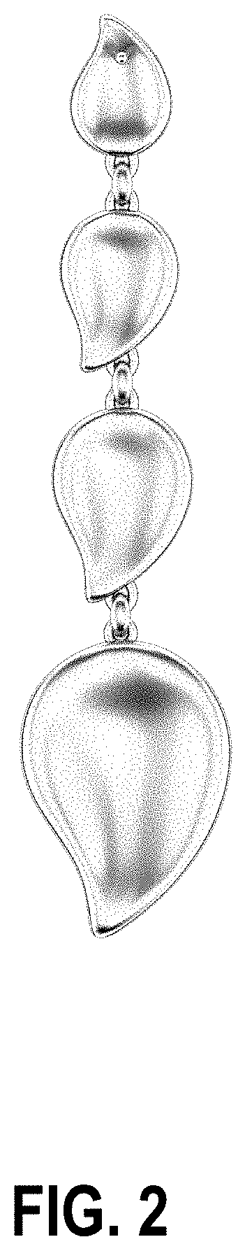 Patent USD1000996 Figure 2 – Earring