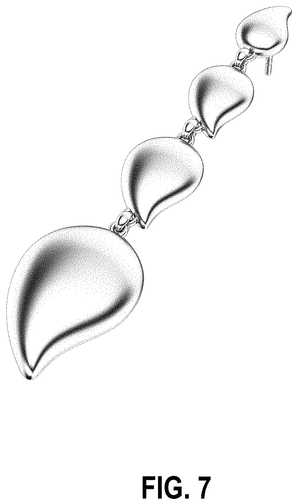 Patent USD1000996 Figure 7 – Earring