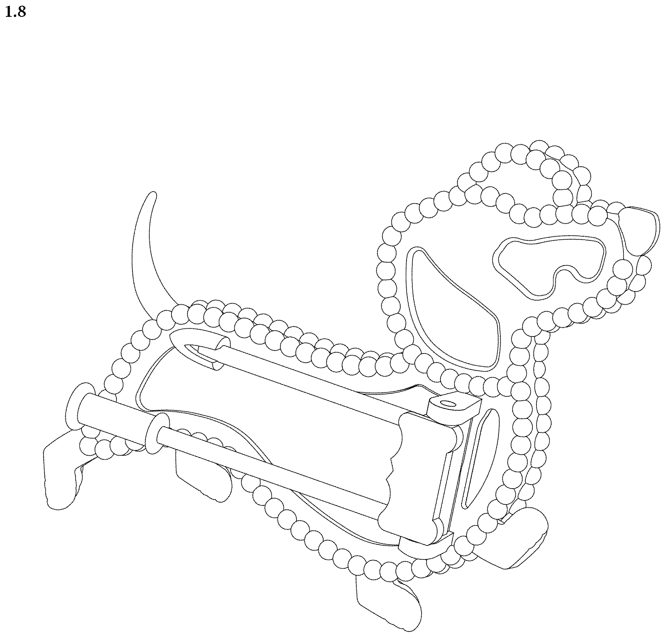 Patent USD1000998 Figure 8 – Brooch