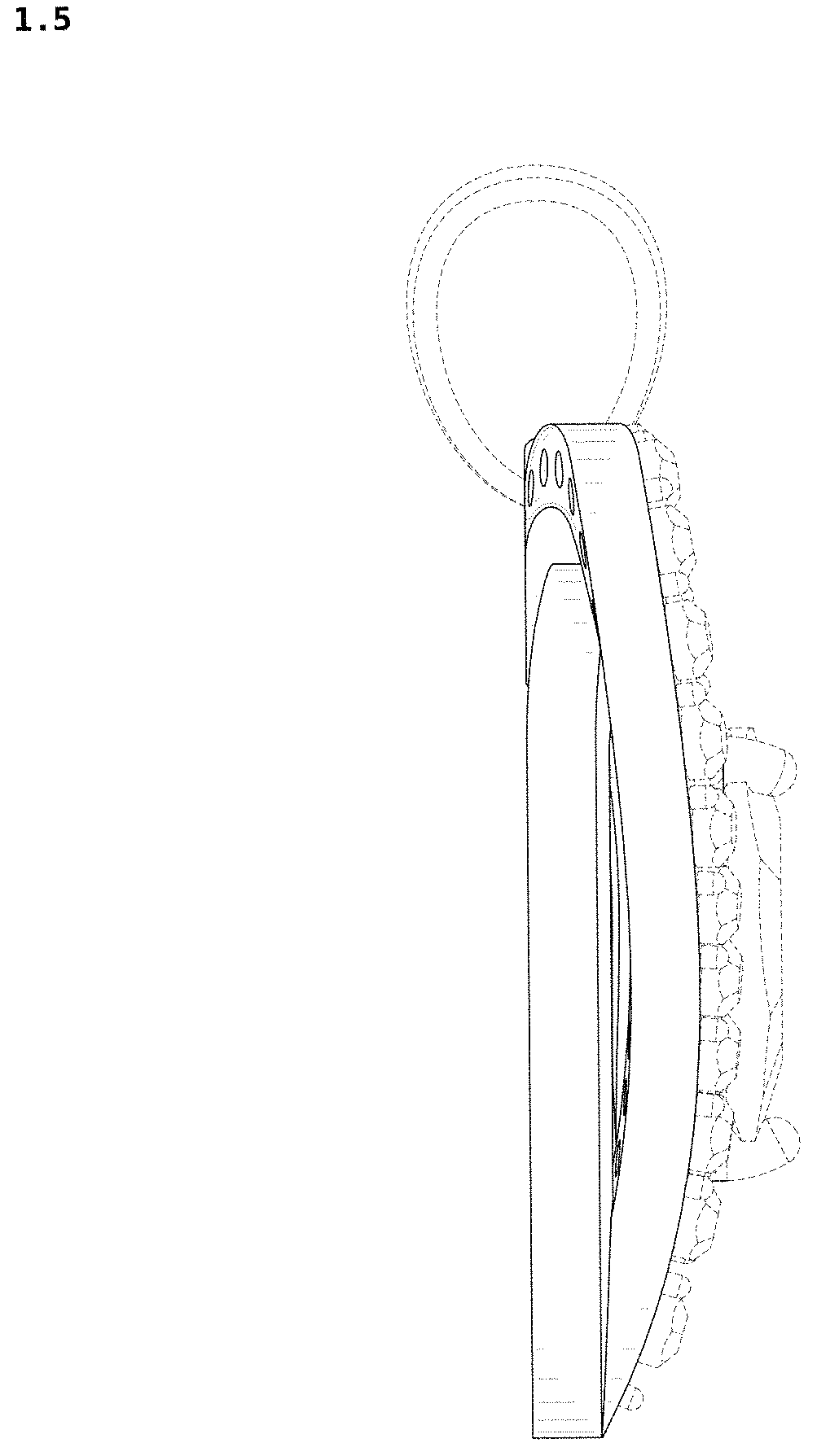 Patent USD1000999 Figure 5 – Pendant