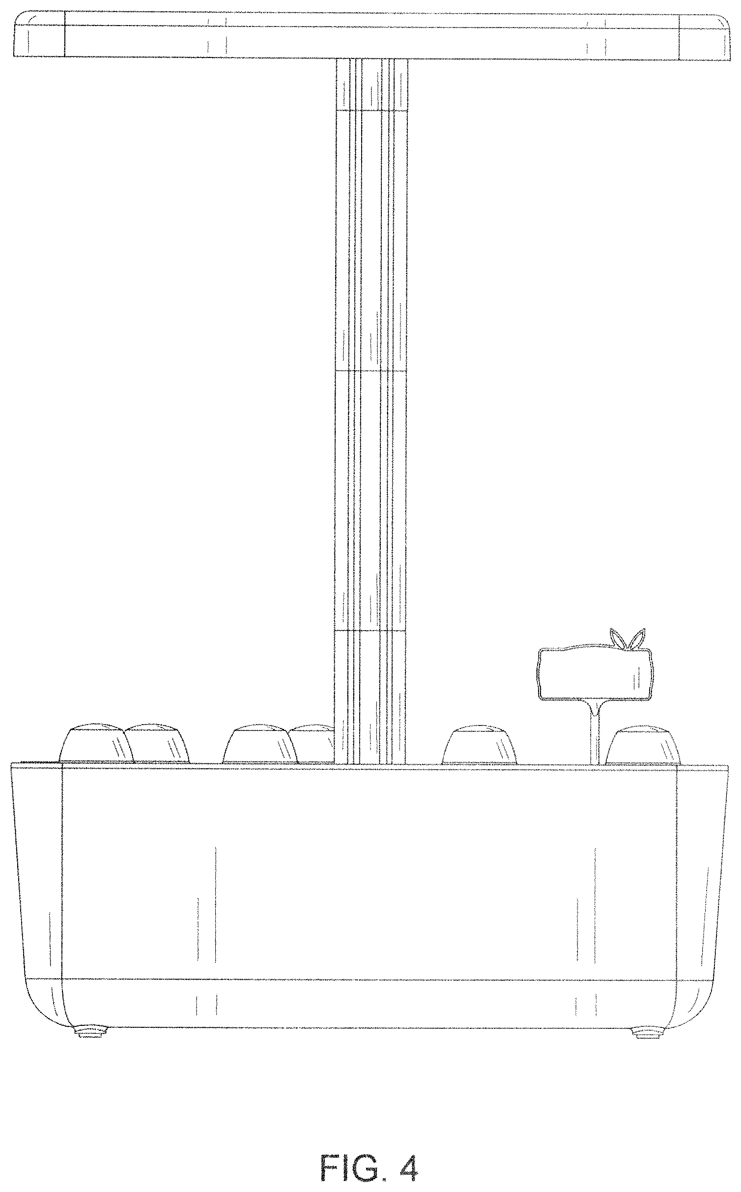 Patent USD1001001 Figure 4 – Plant light