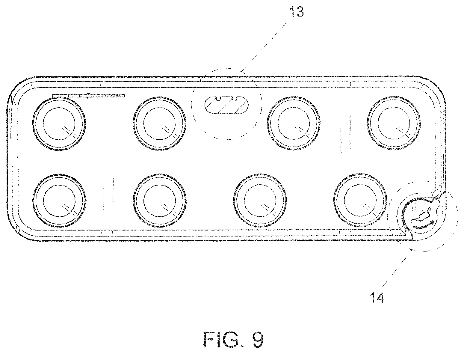 Patent USD1001001 Figure 9 – Plant light