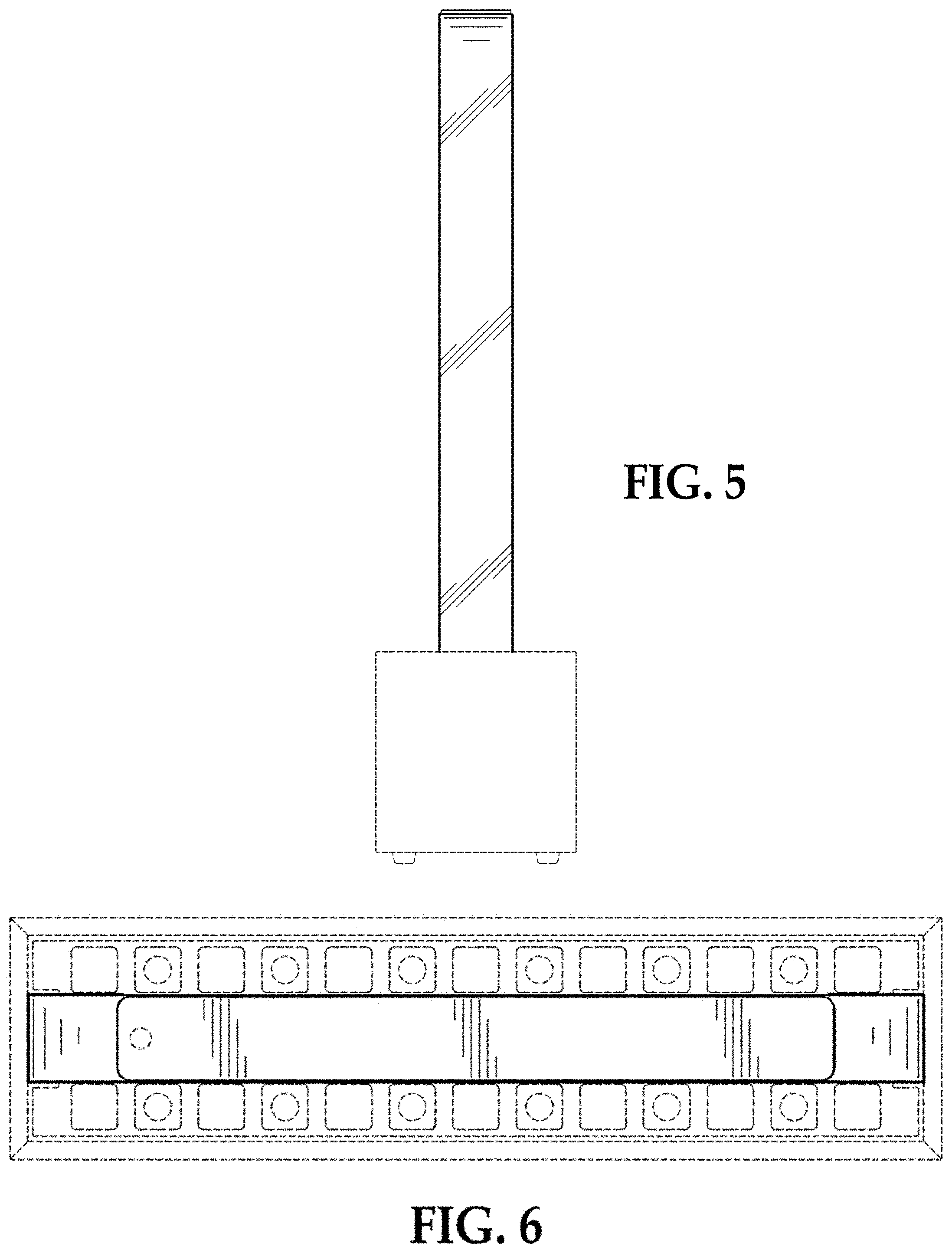 Patent USD1001002 Figure 5 – Upper bar of a planter