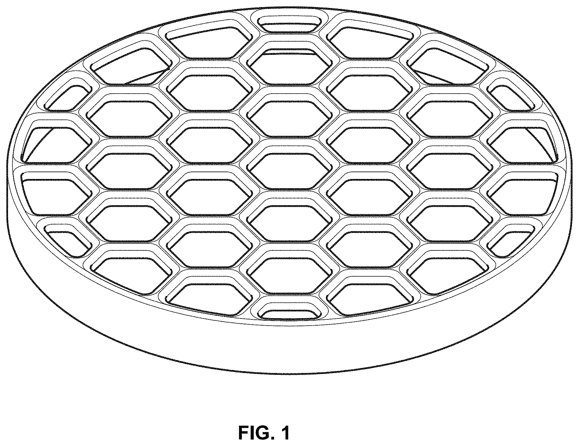 Patent USD1001003 Figure 1 – Flower holder
