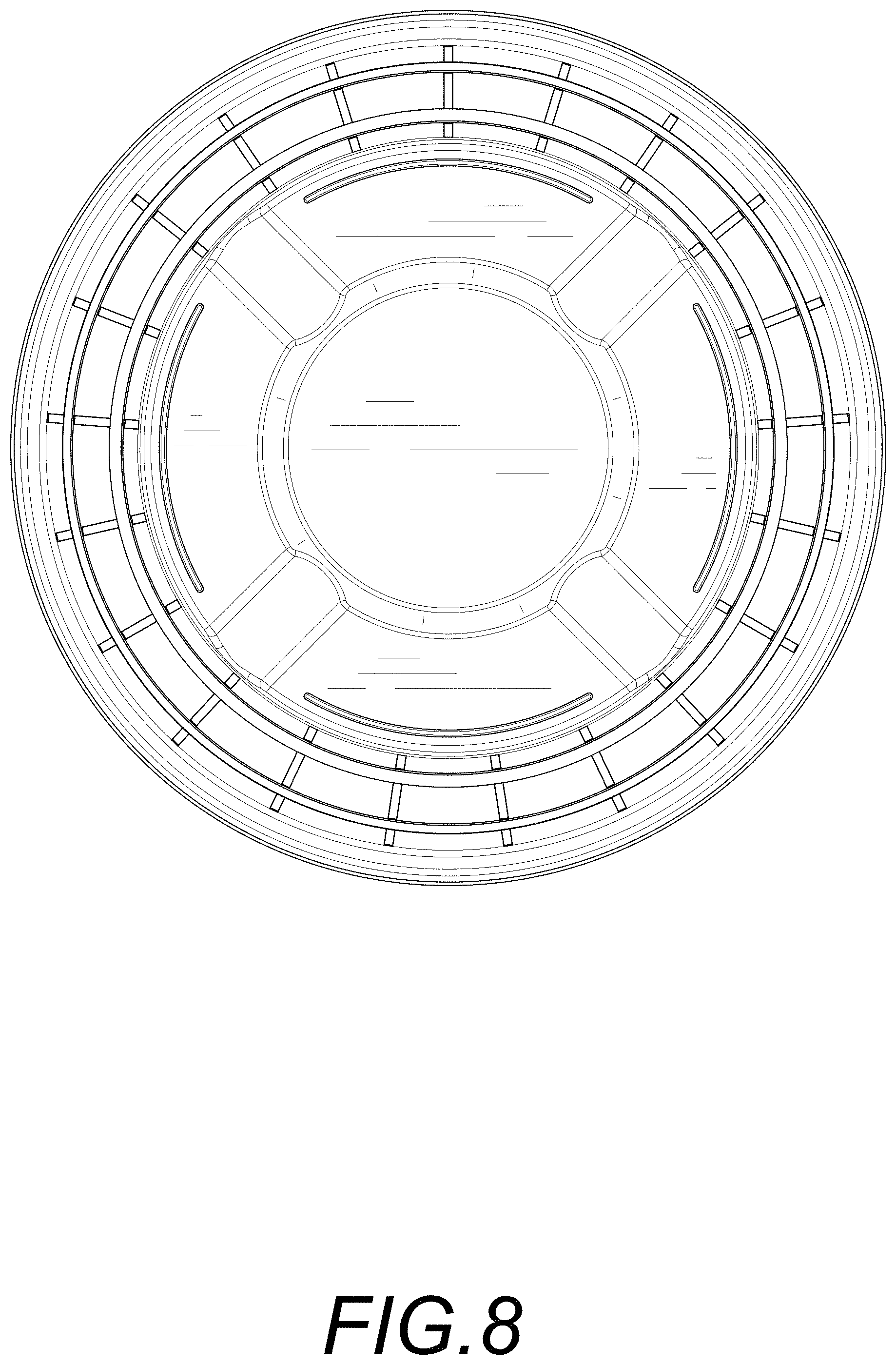 Patent USD1001004 Figure 8 – Plant pot