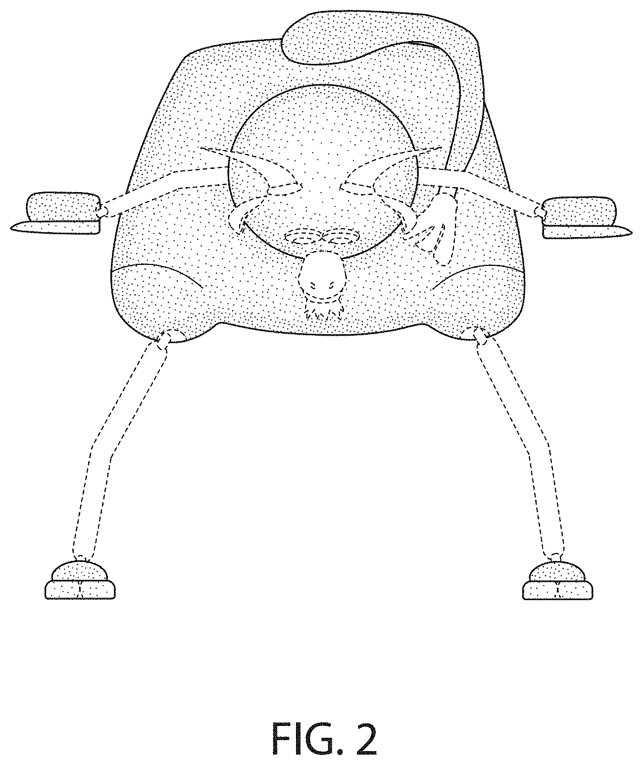 Patent USD1001005 Figure 2 – Poseable animal figurine