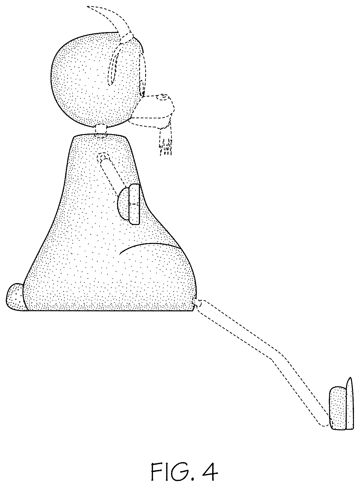 Patent USD1001005 Figure 4 – Poseable animal figurine