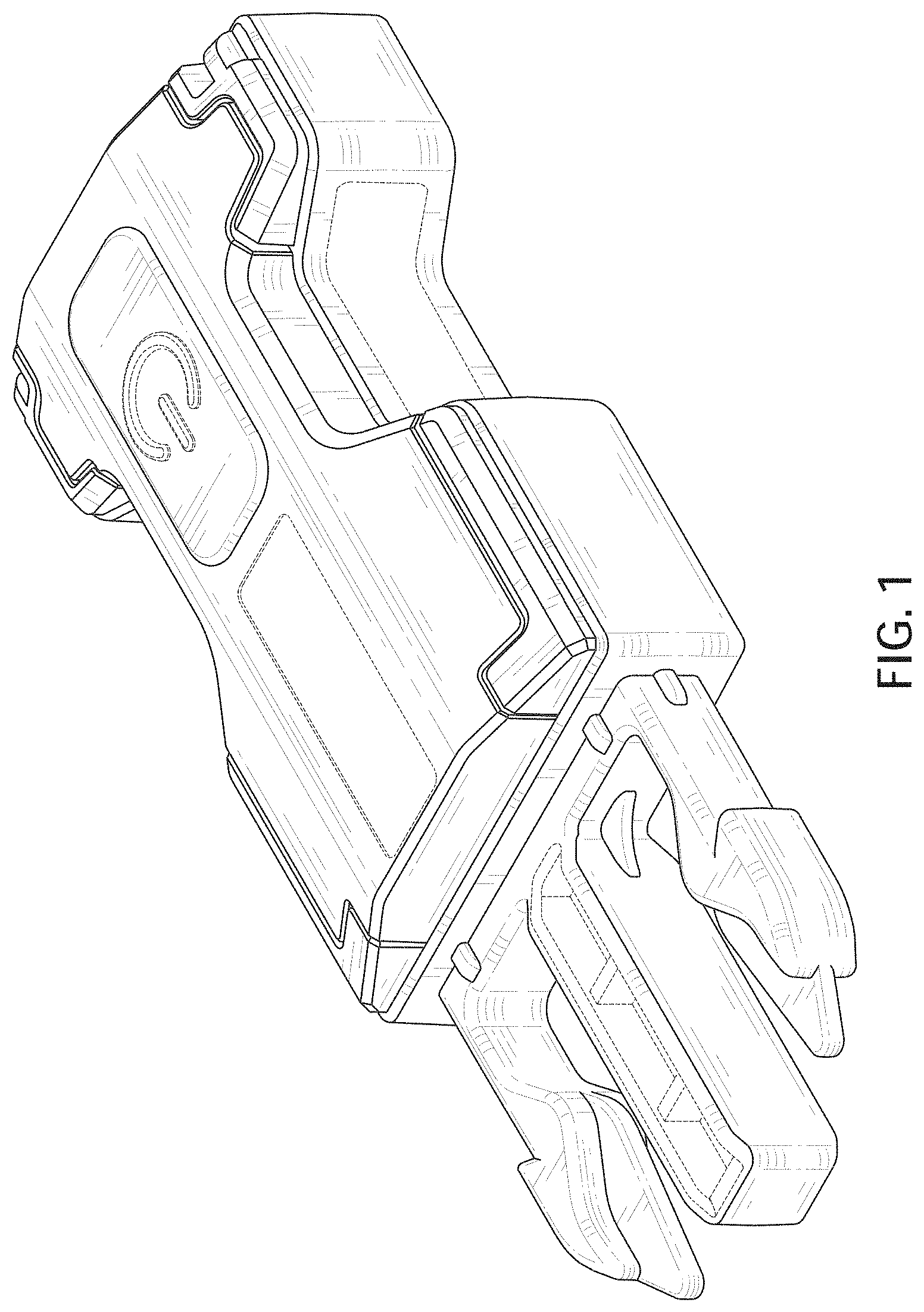 Patent USD1001007 — Buckle — Figure 1
