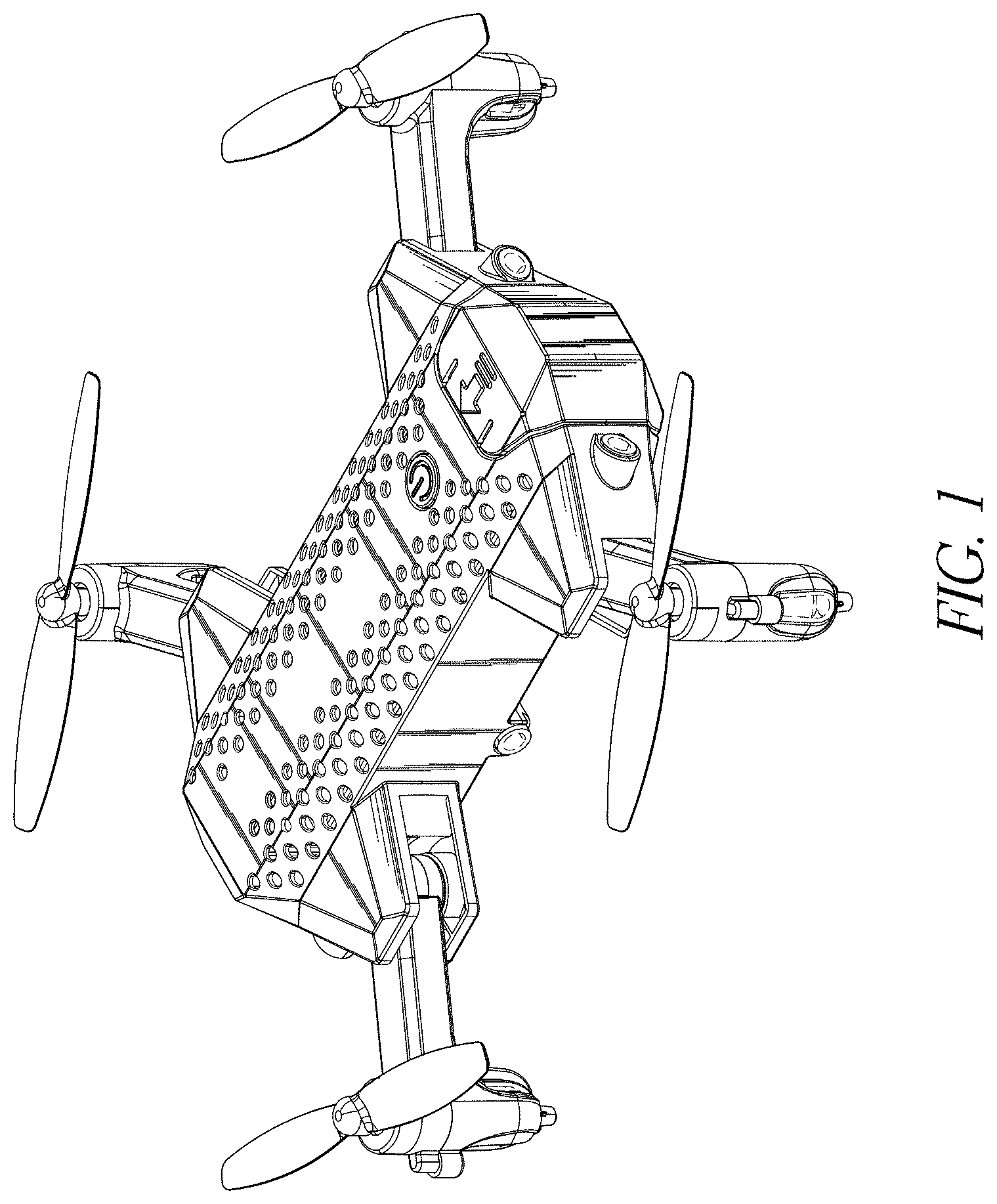 Patent USD1001009 Figure 1 – Quadcopter
