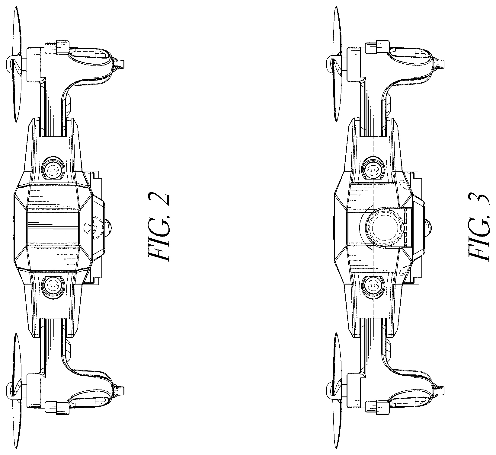 Patent USD1001009 Figure 2 – Quadcopter