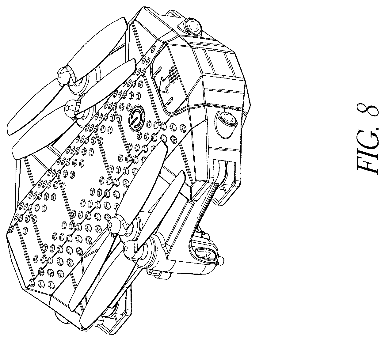 Patent USD1001009 Figure 6 – Quadcopter