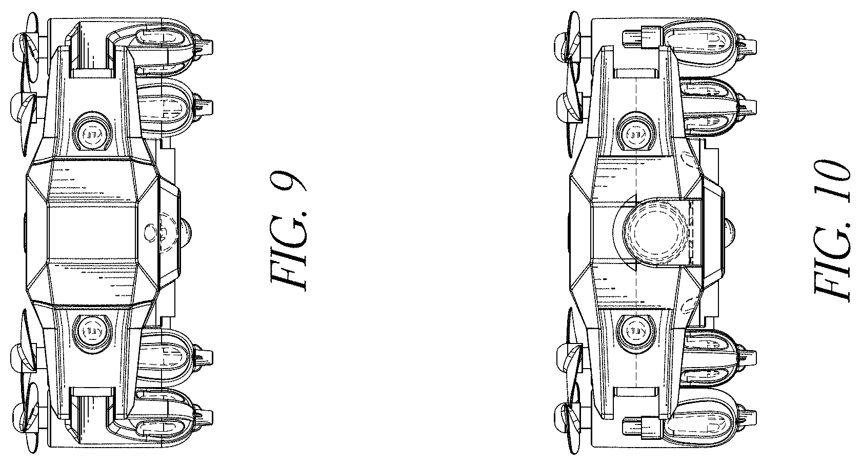 Patent USD1001009 Figure 7 – Quadcopter