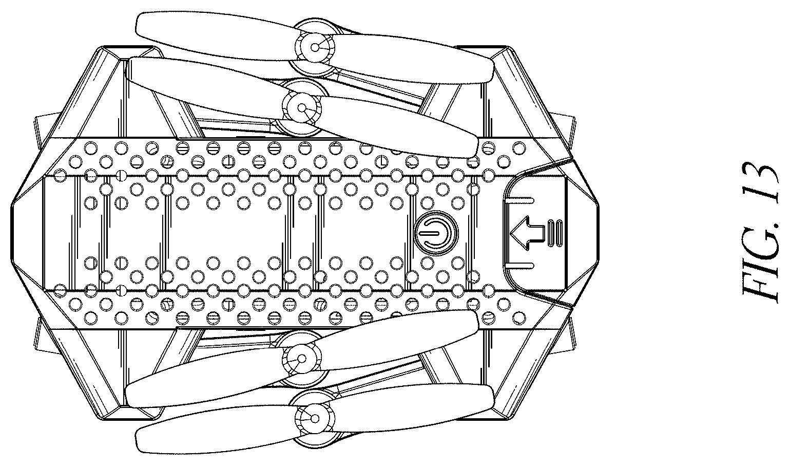 Patent USD1001009 Figure 9 – Quadcopter