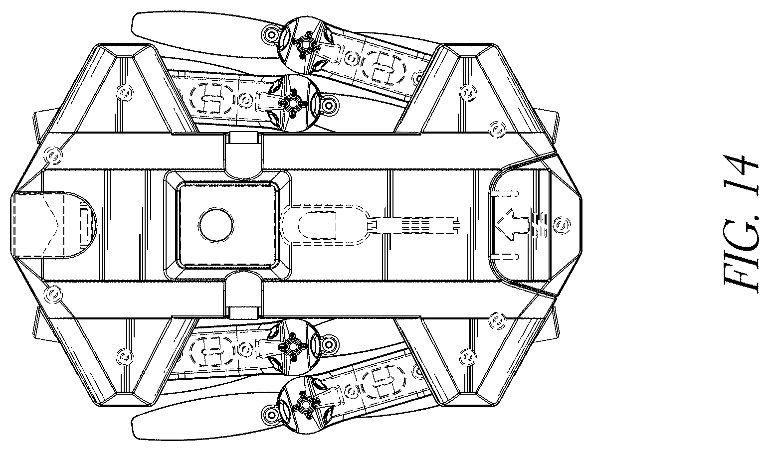 Patent USD1001009 Figure 10 – Quadcopter